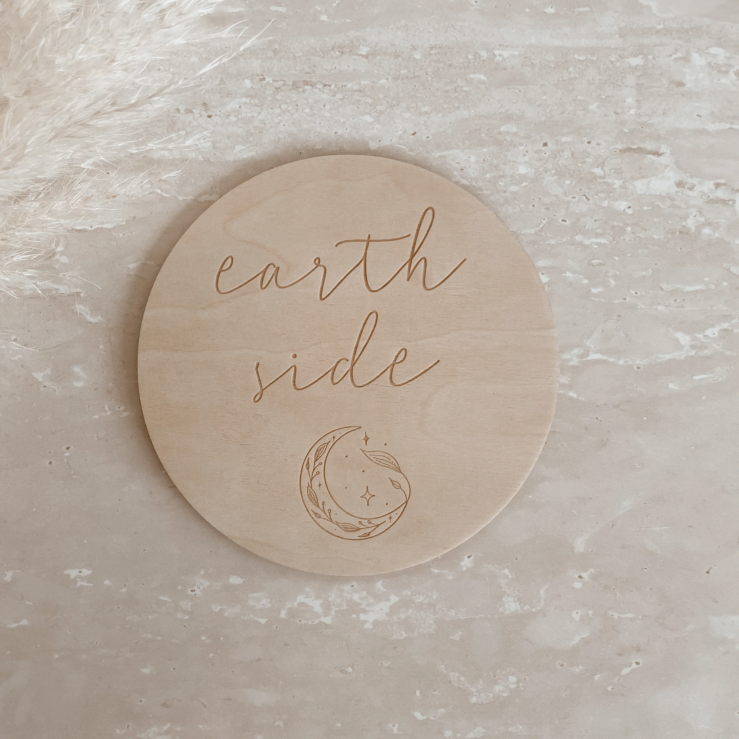 15cm Wooden Announcement Plaque - Image 2