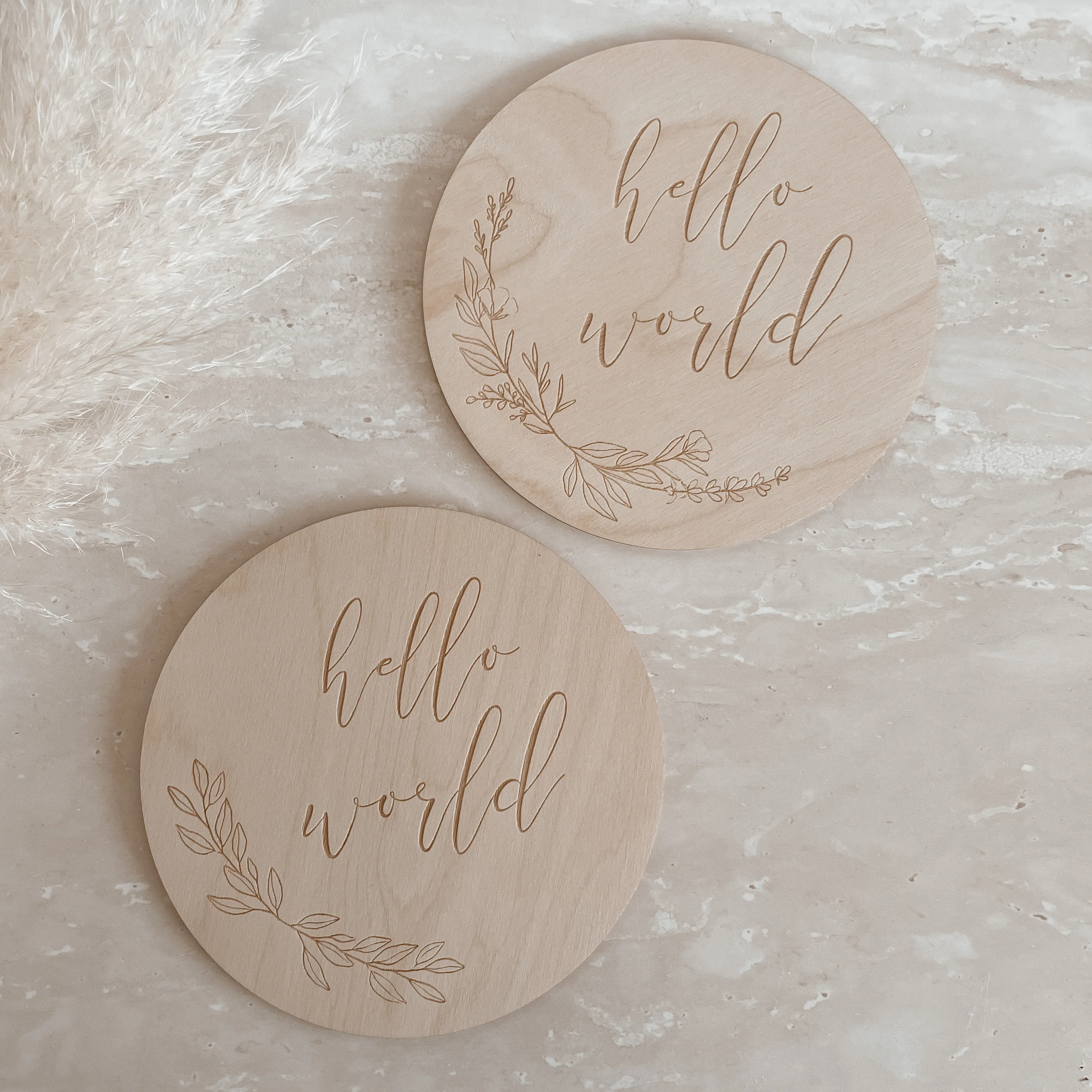 15cm Wooden Announcement Plaque - Image 5