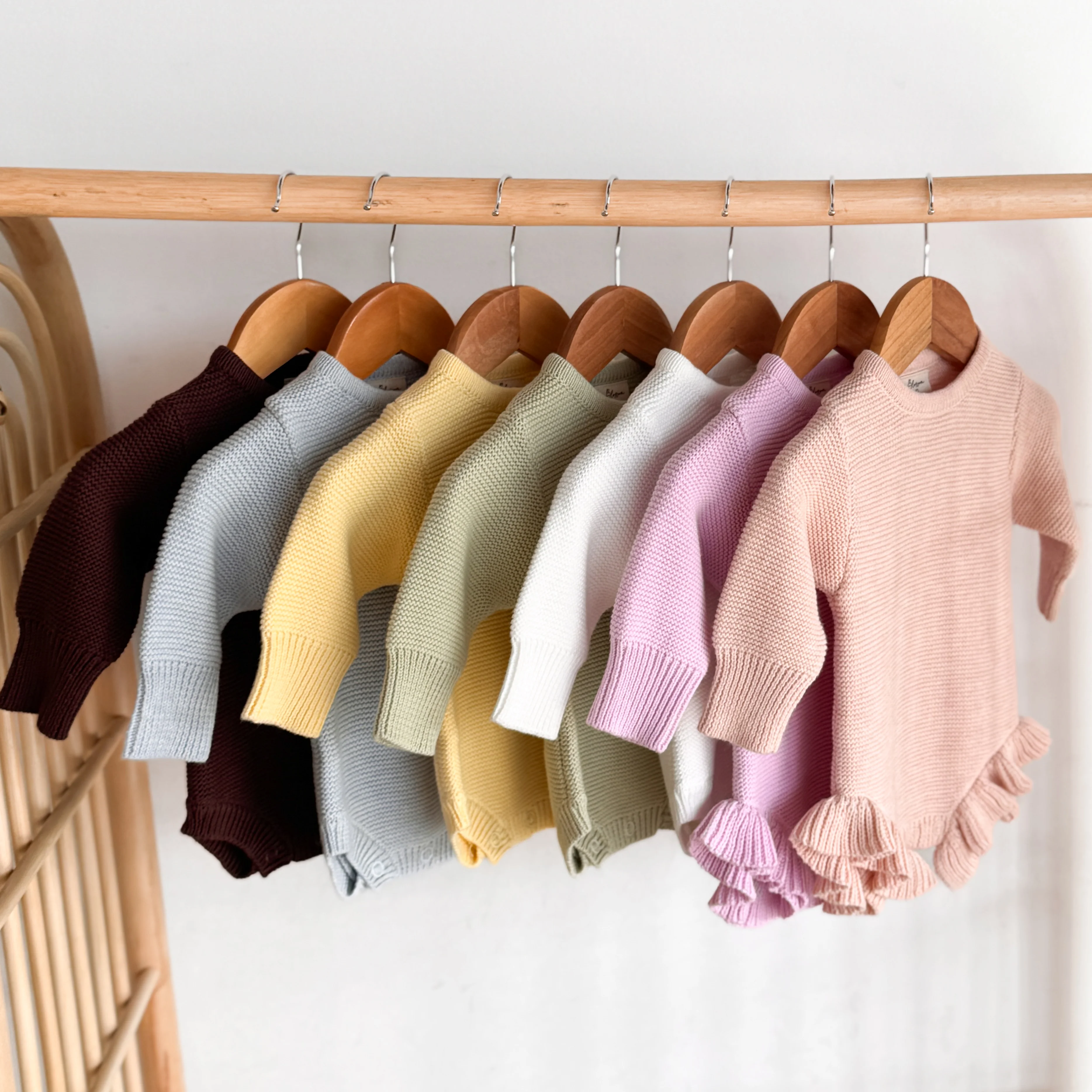 Long Sleeve Knit Romper - Milk - Image 4
