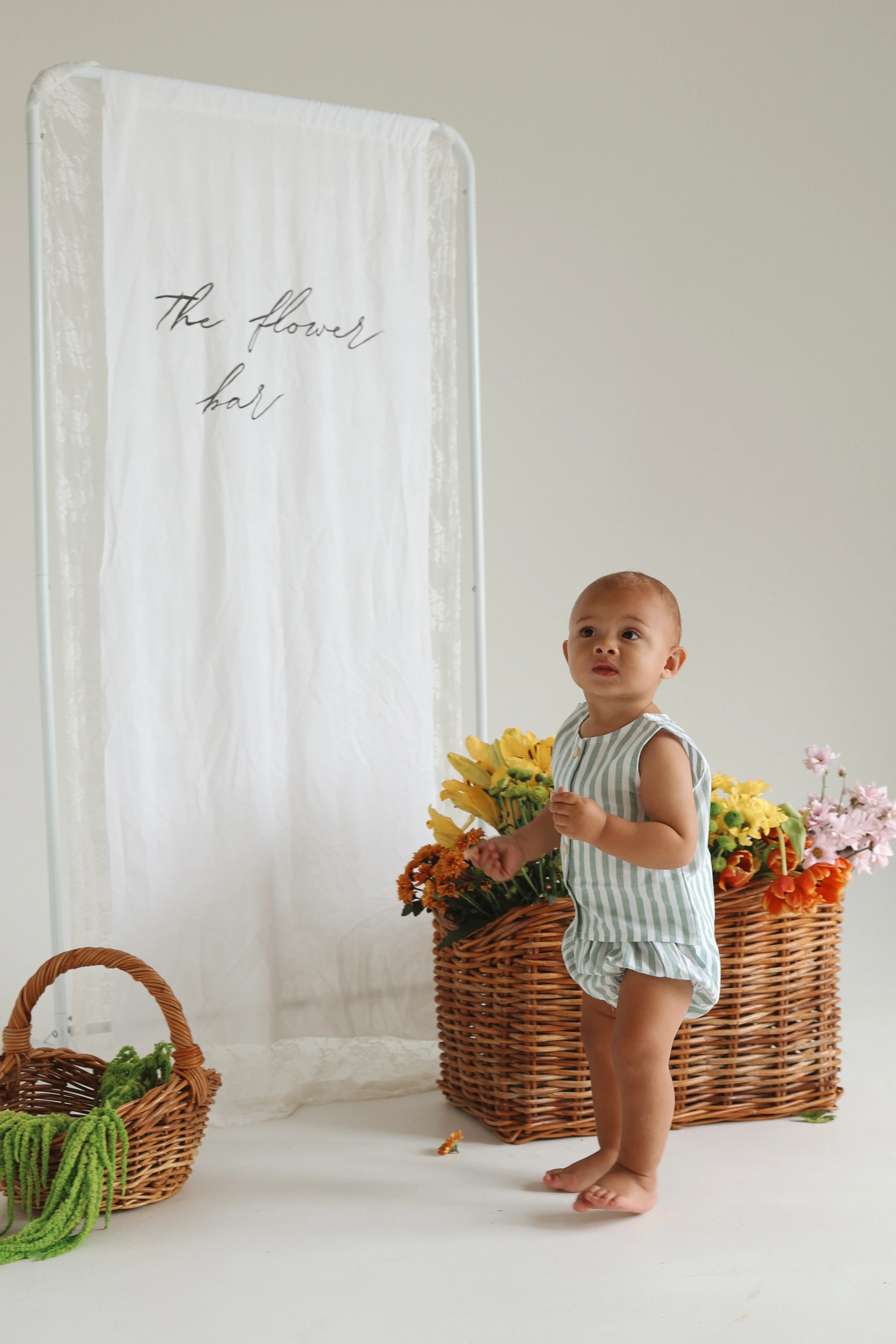 The Flax Bloomer - Sage Stripe - Image 2
