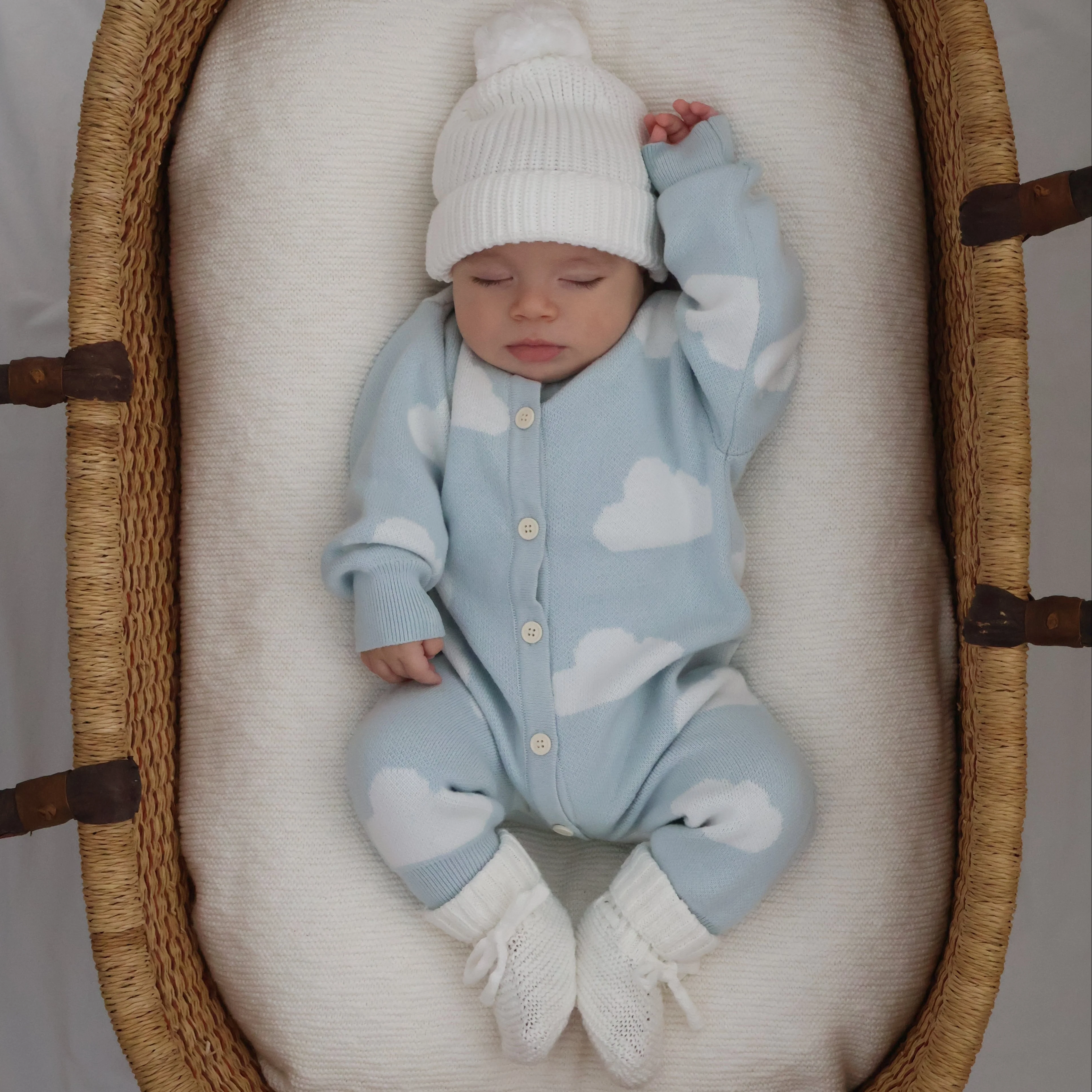 Little Dreamer Long Sleeve Knit Romper - Image 5