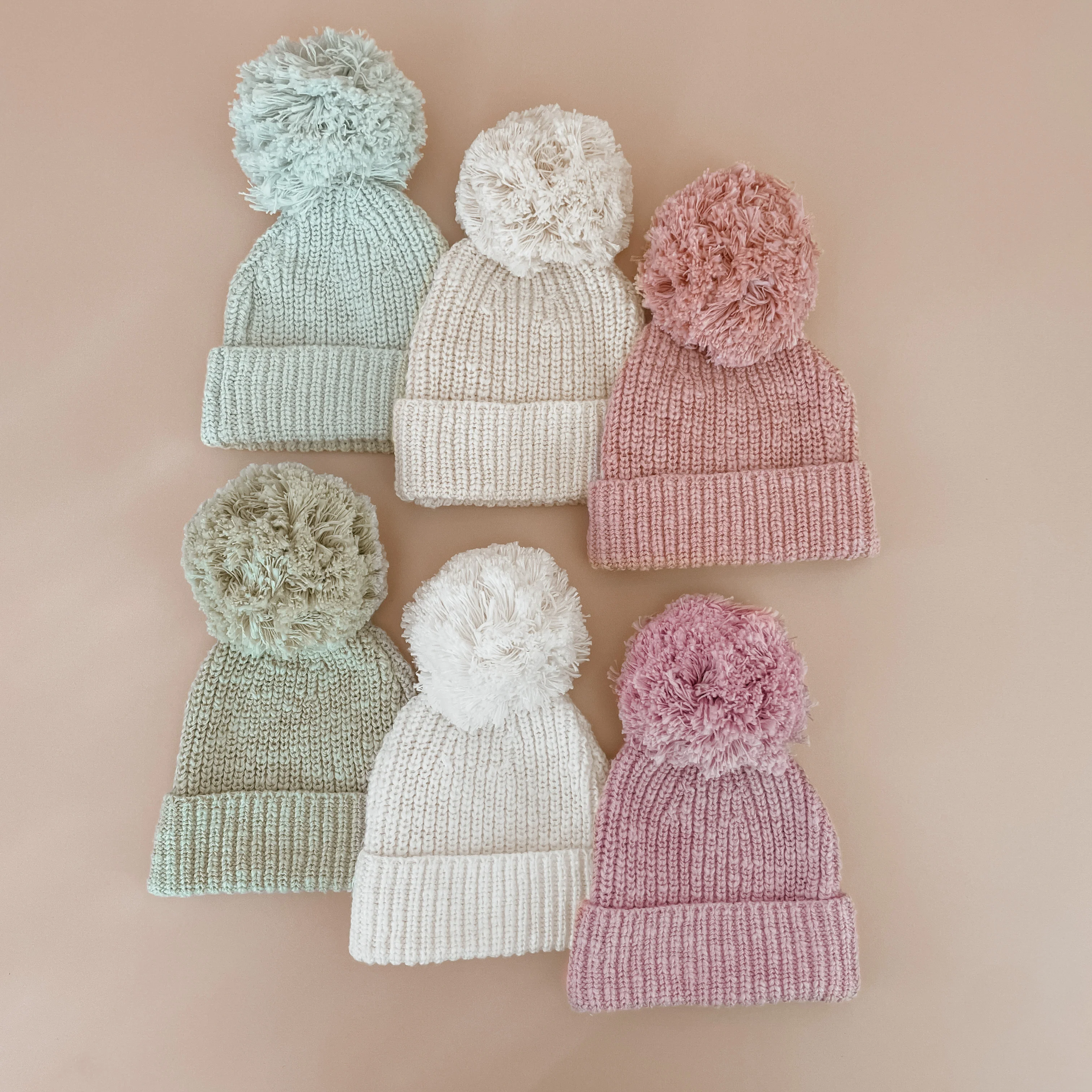 Chunky Knit Beanie - Periwinkle Blue - Image 4
