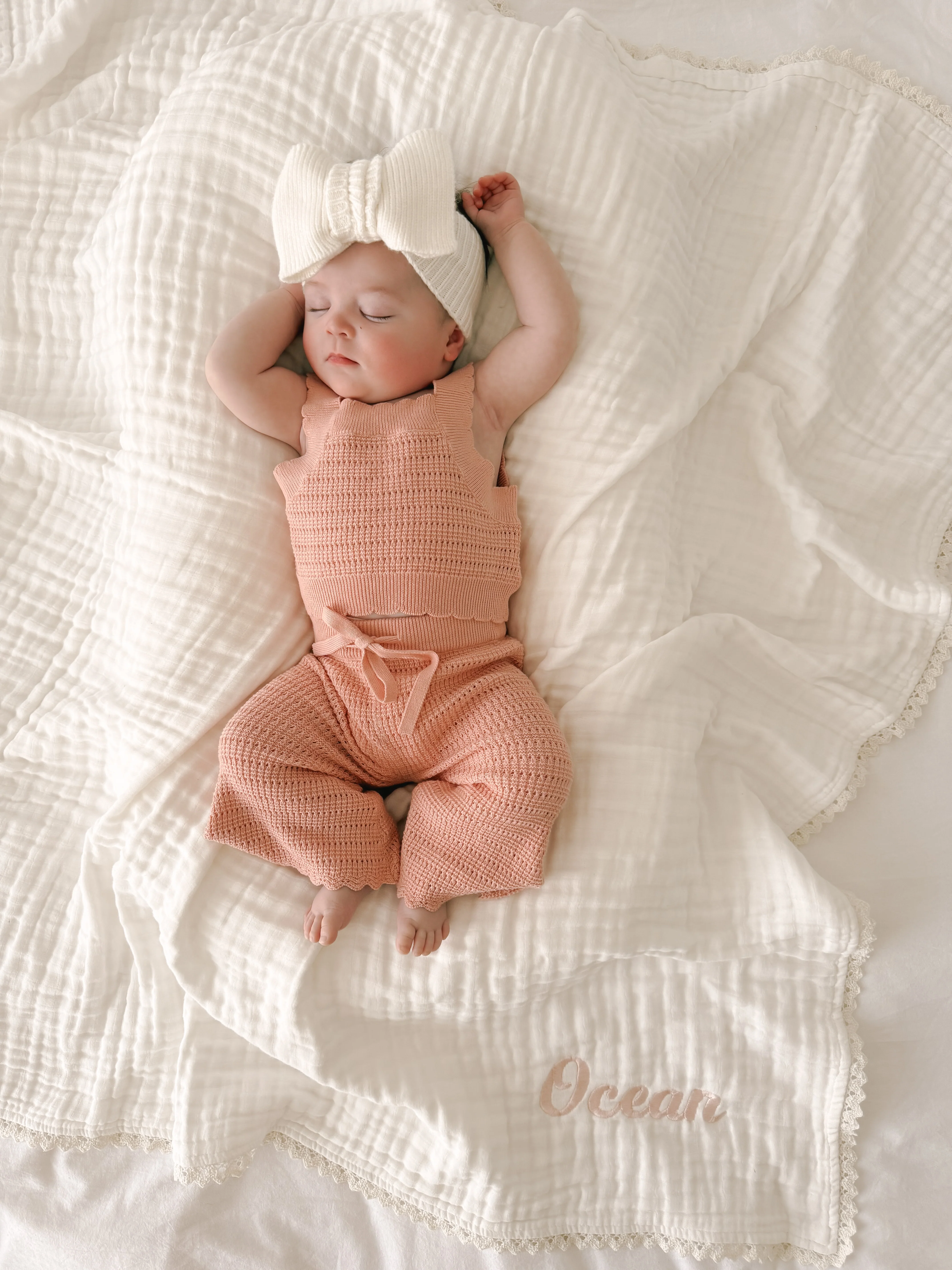 Flare Knit Set - Blush - Image 14