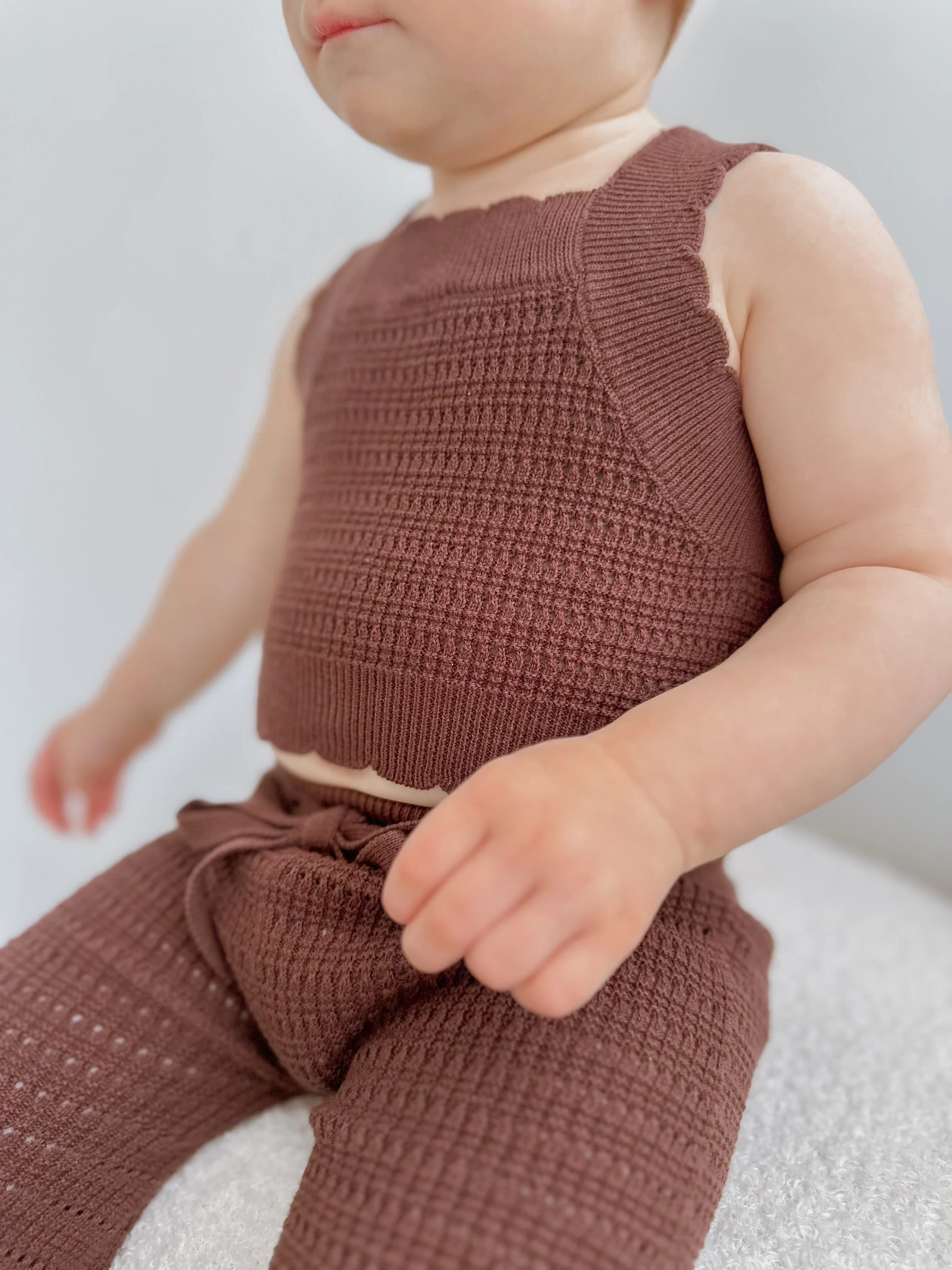 Flare Knit Set - Espresso - Image 11