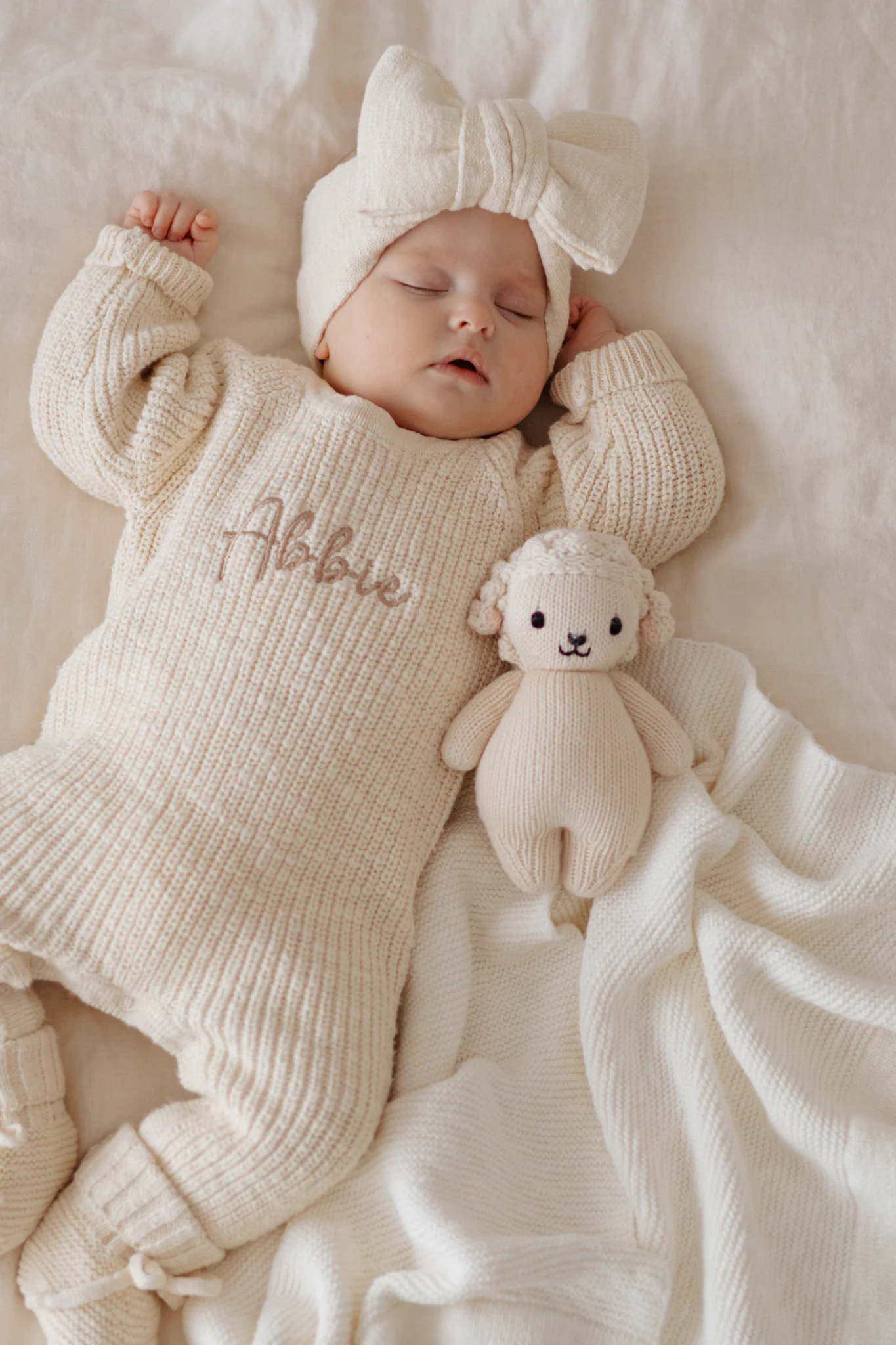 Chunky Knit Topknot - Honey - Image 6