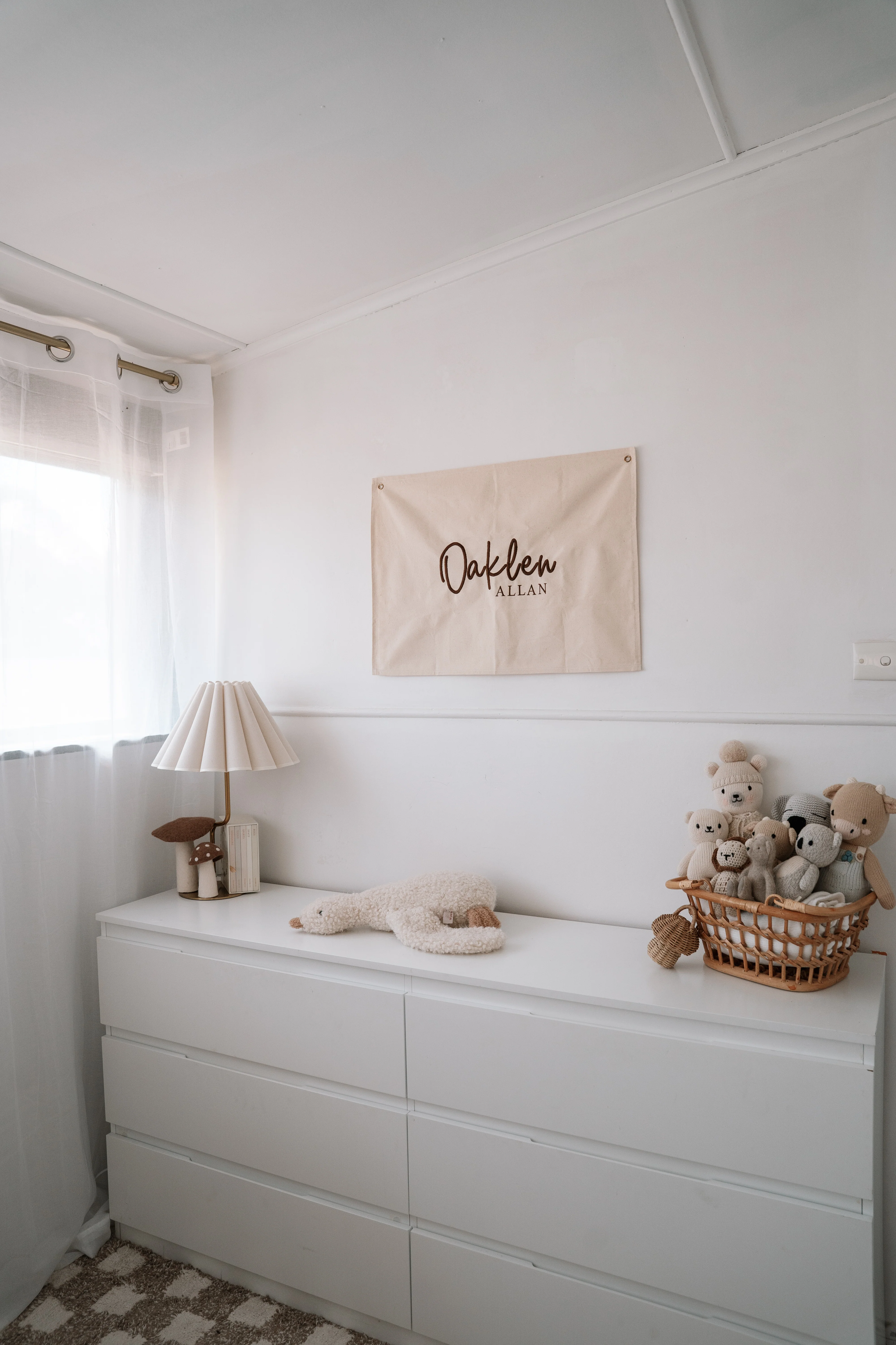 Custom Canvas Name Banner - Embroidered Text - Image 8