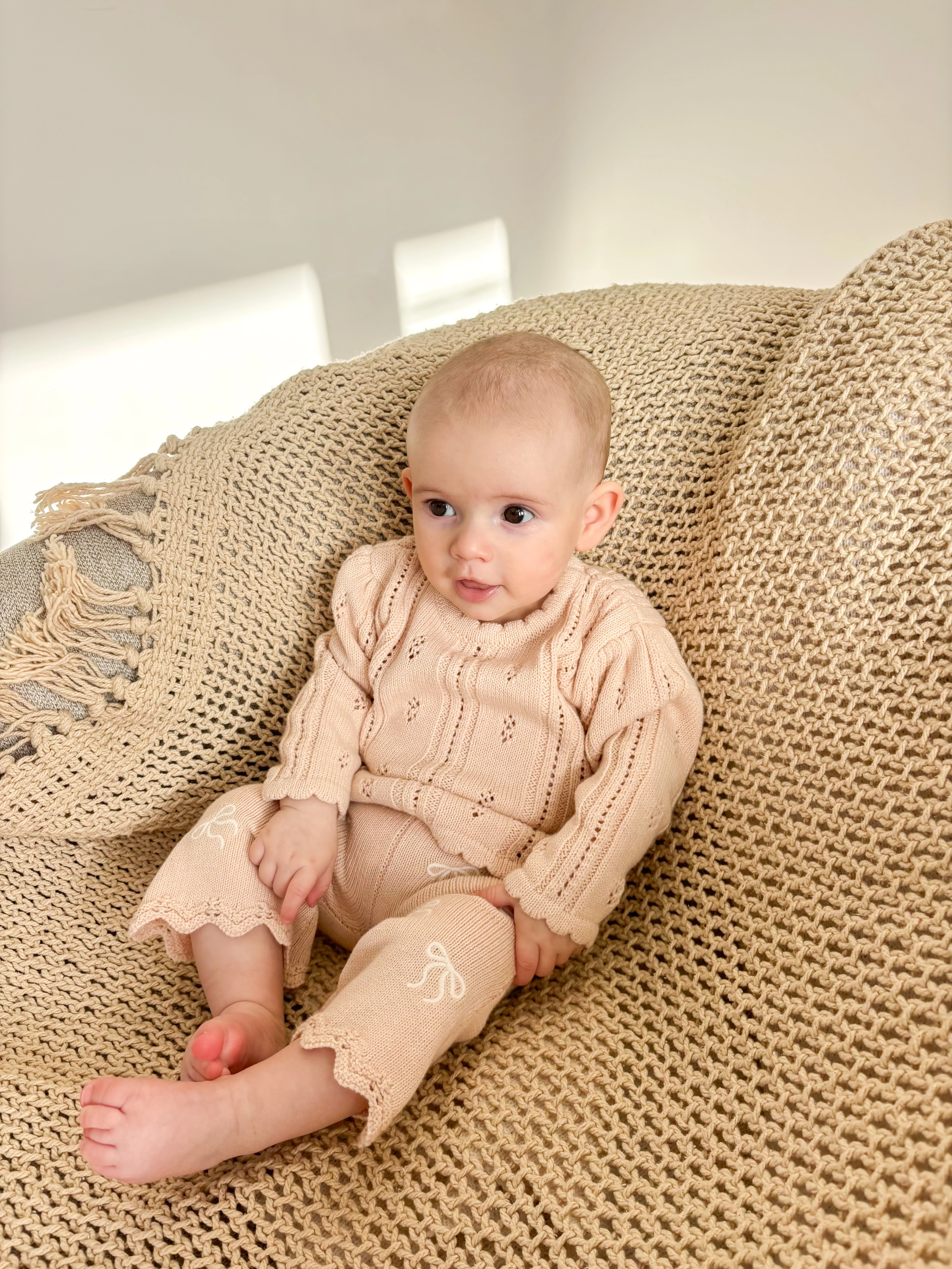 Margot Long Sleeve Sweater - Pink Lemonade - Image 3