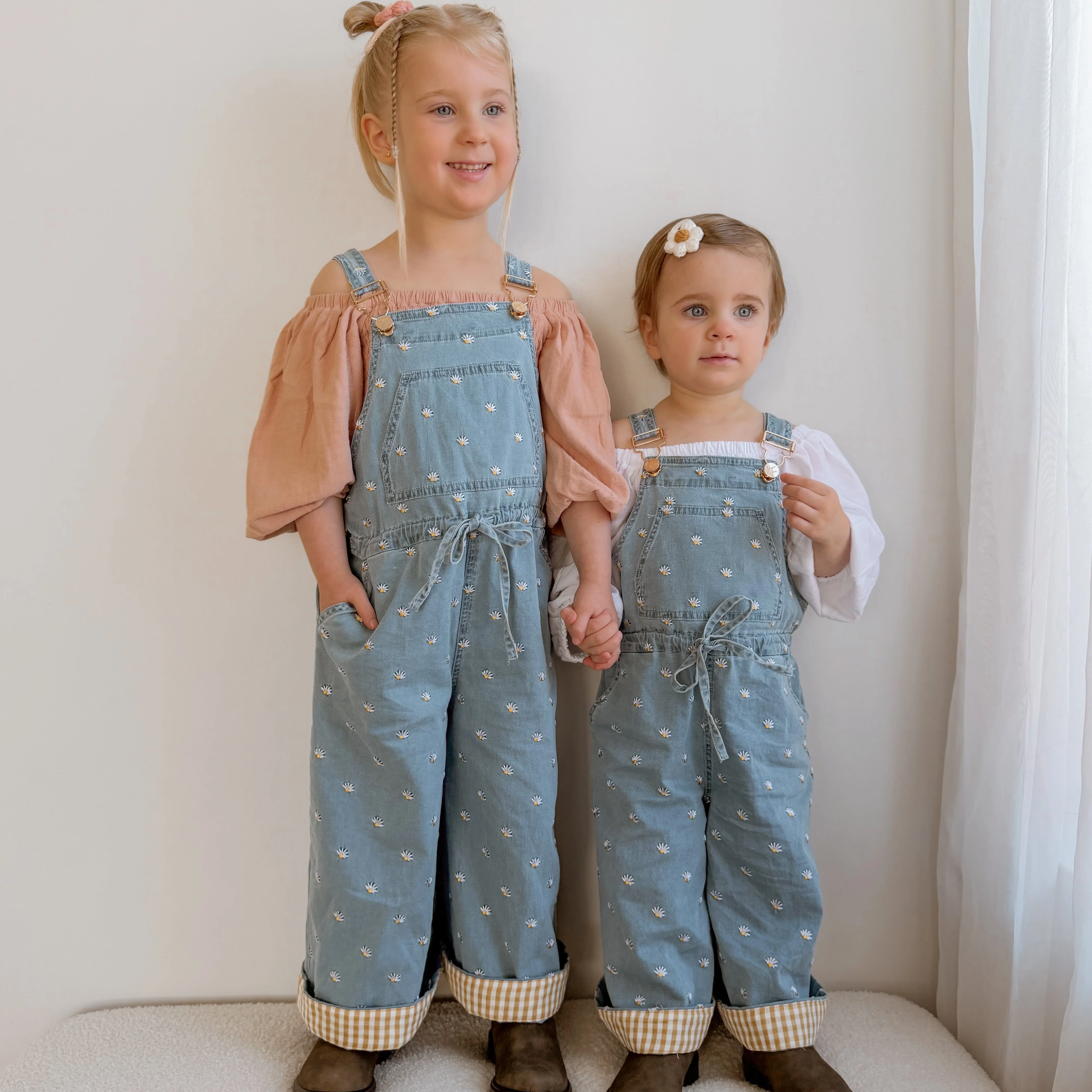 Daisy Denim Overalls