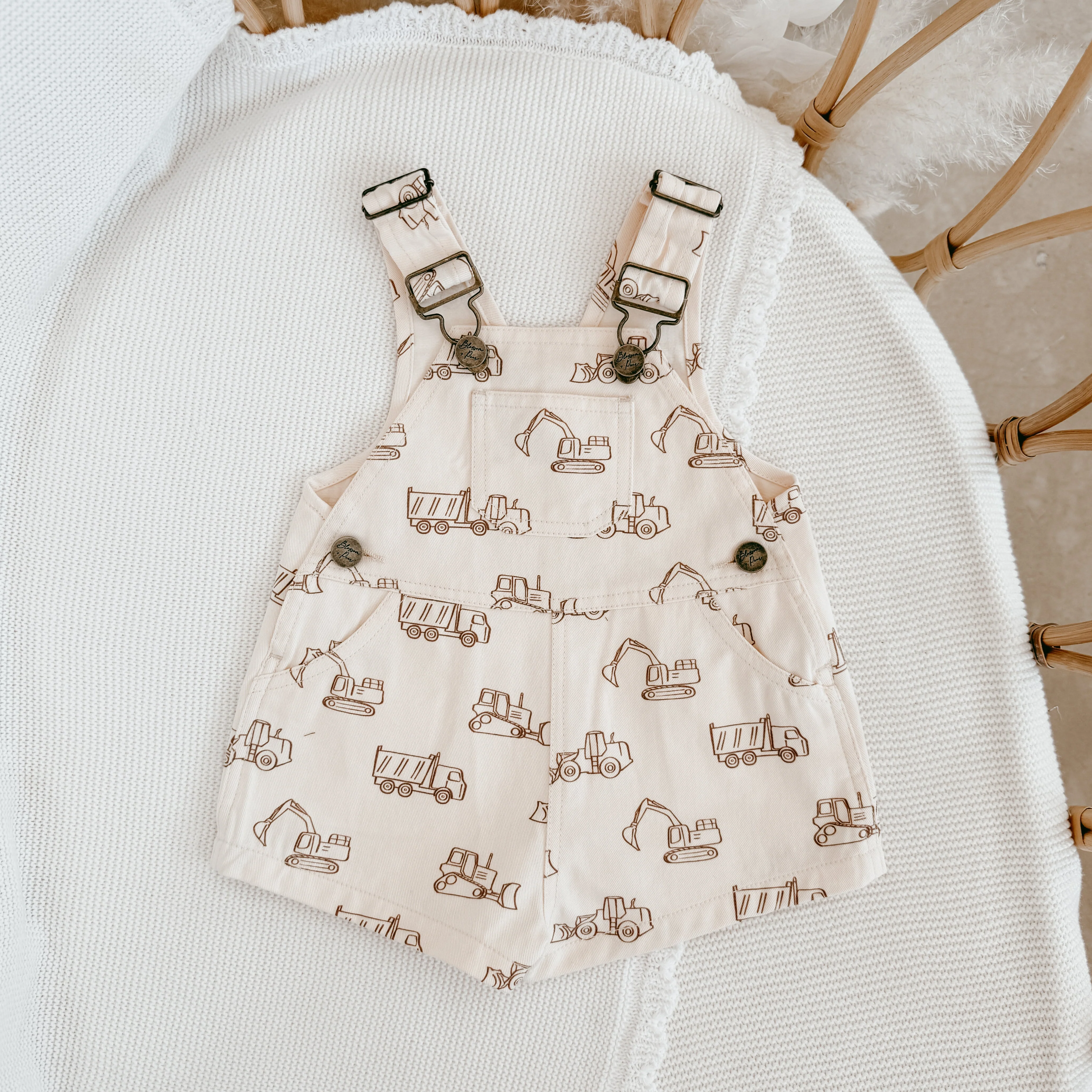 Little Digger Denim Shortalls - Image 10