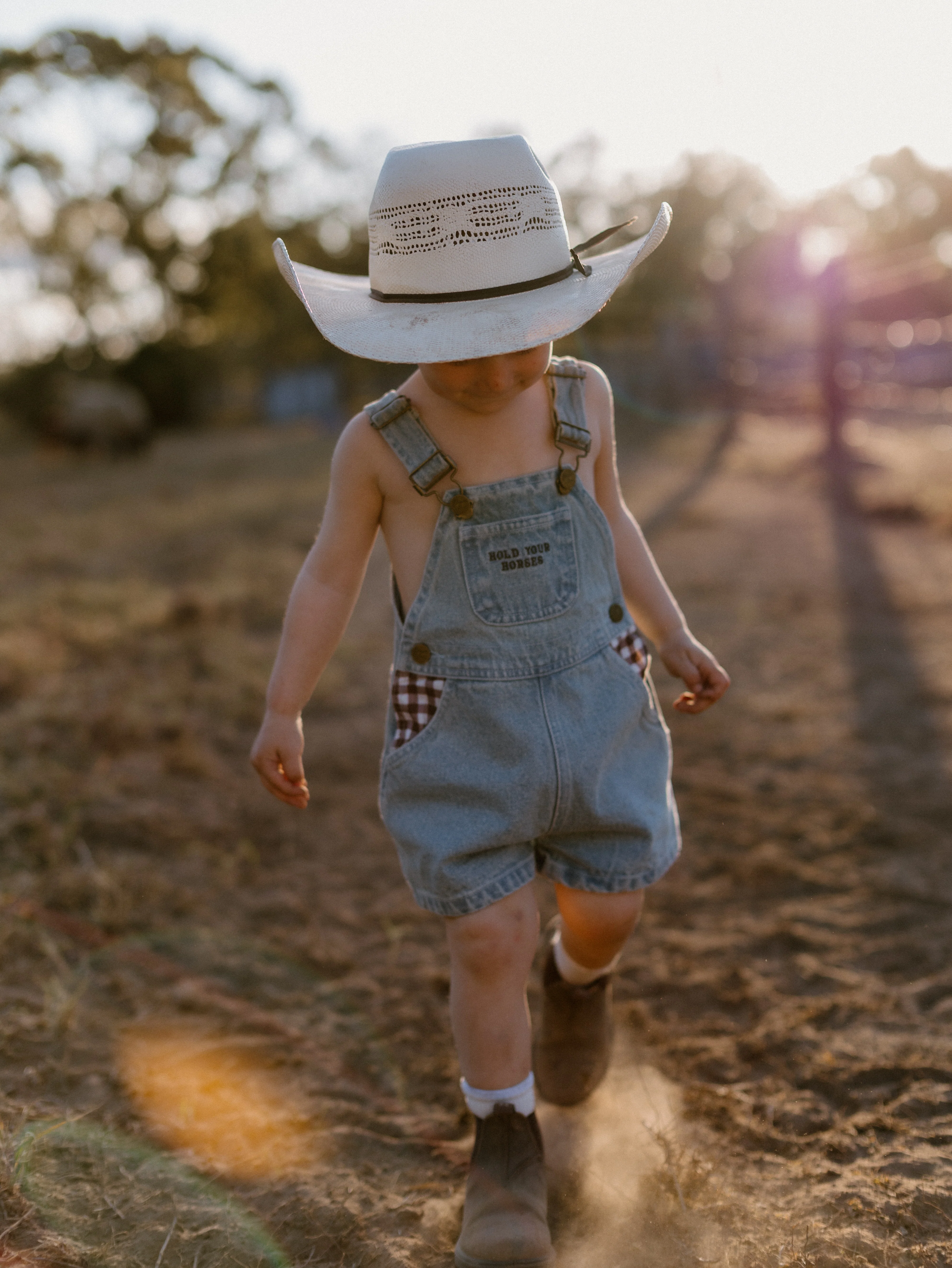 Hold Your Horses Denim Shortalls - Image 8
