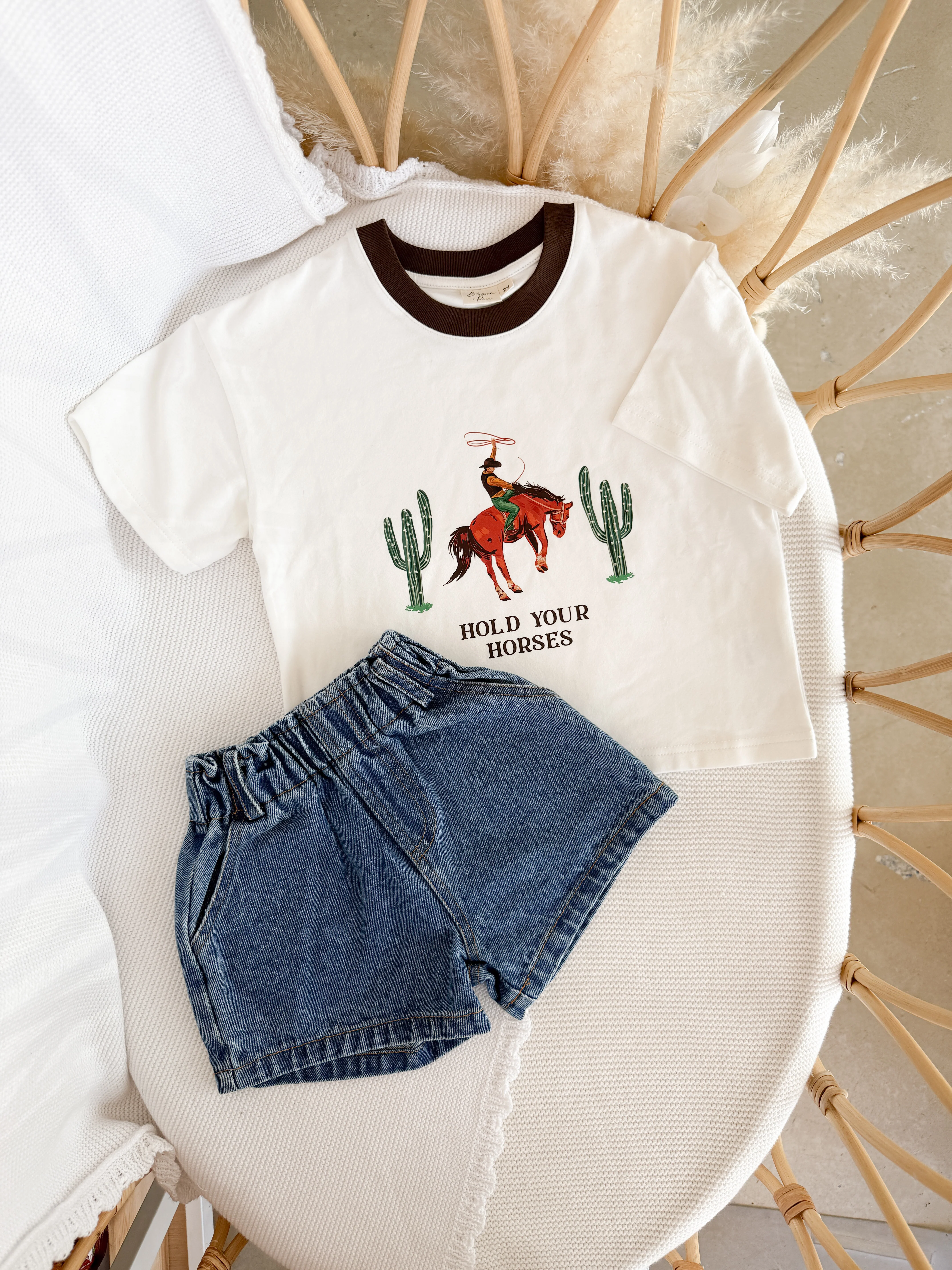 Kids 'Hold Your Horses' Slouch Tee - Image 7