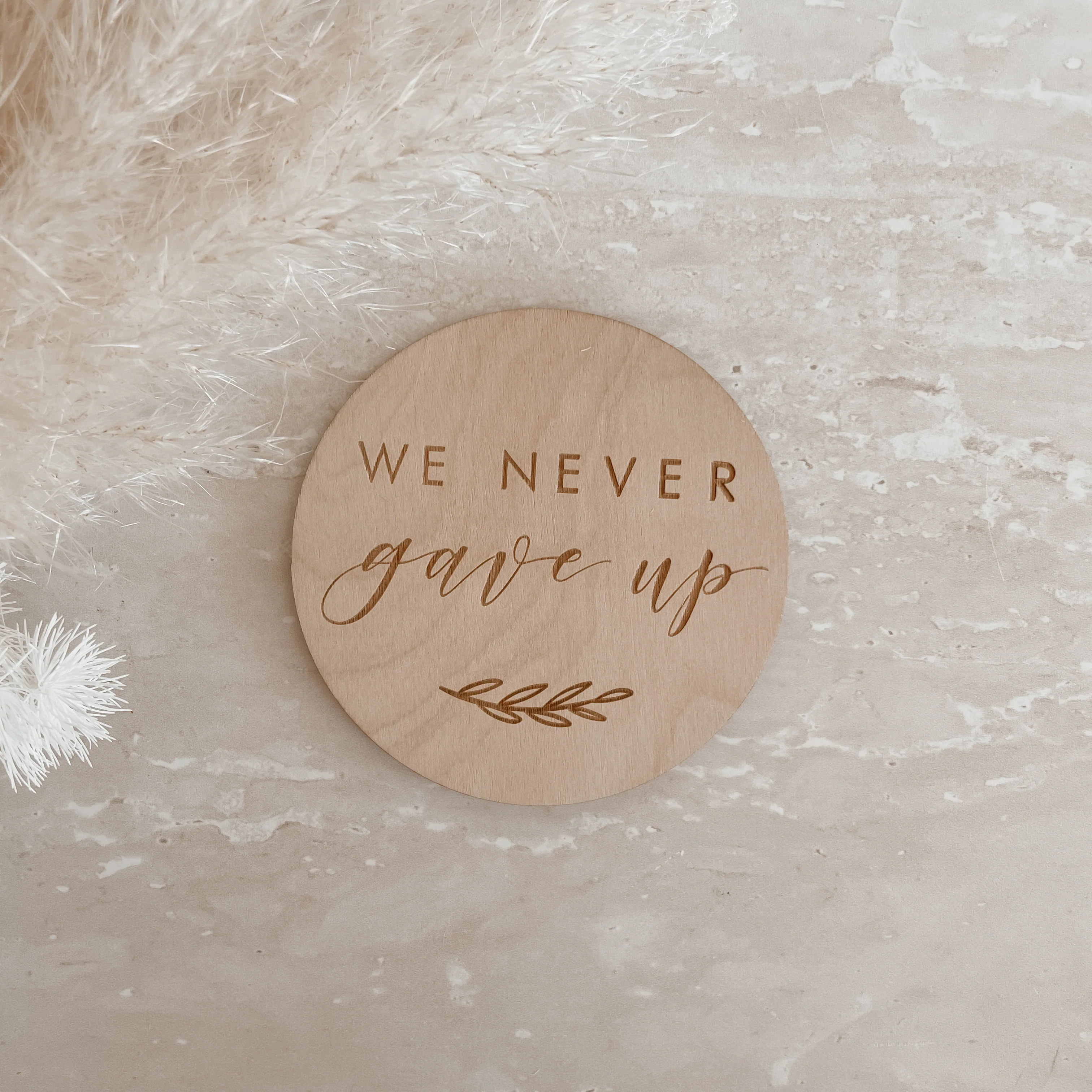 Individual Engraved Wooden Milestone Plaques-10CM - Image 12