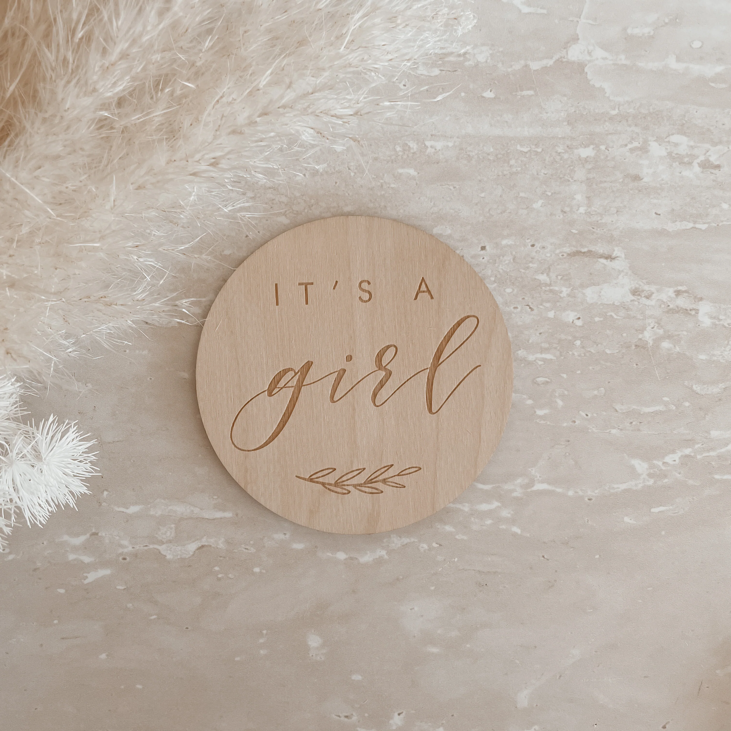 Individual Engraved Wooden Milestone Plaques-10CM - Image 4