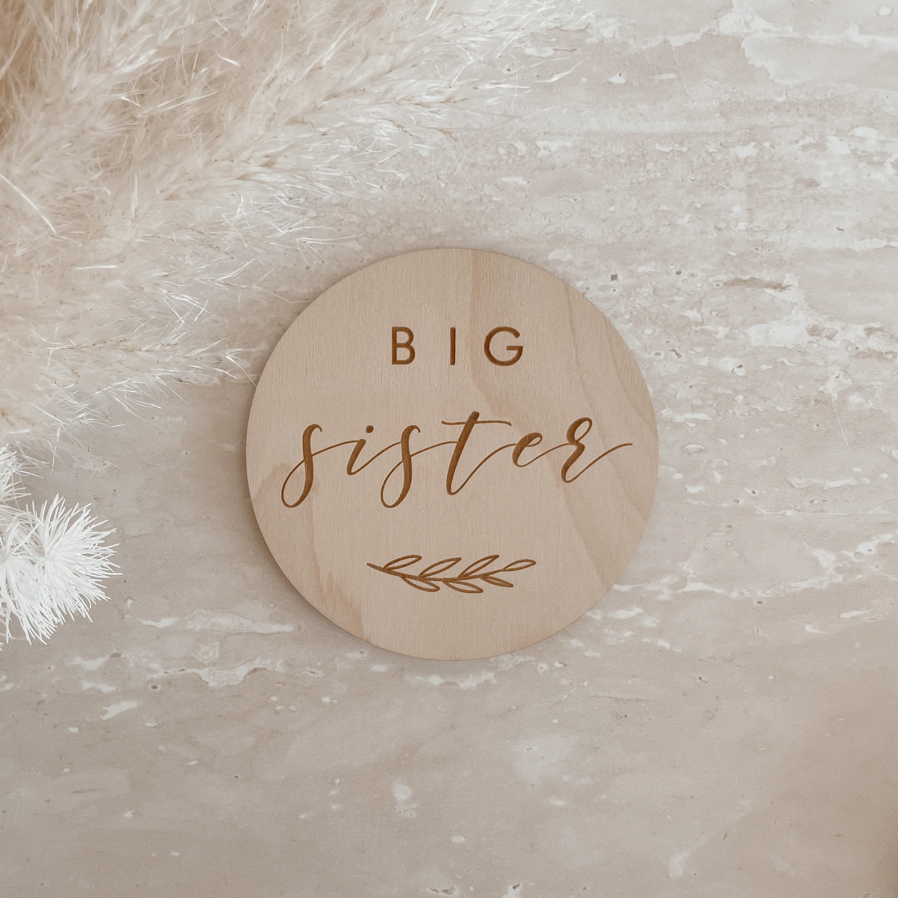 Individual Engraved Wooden Milestone Plaques-10CM - Image 6