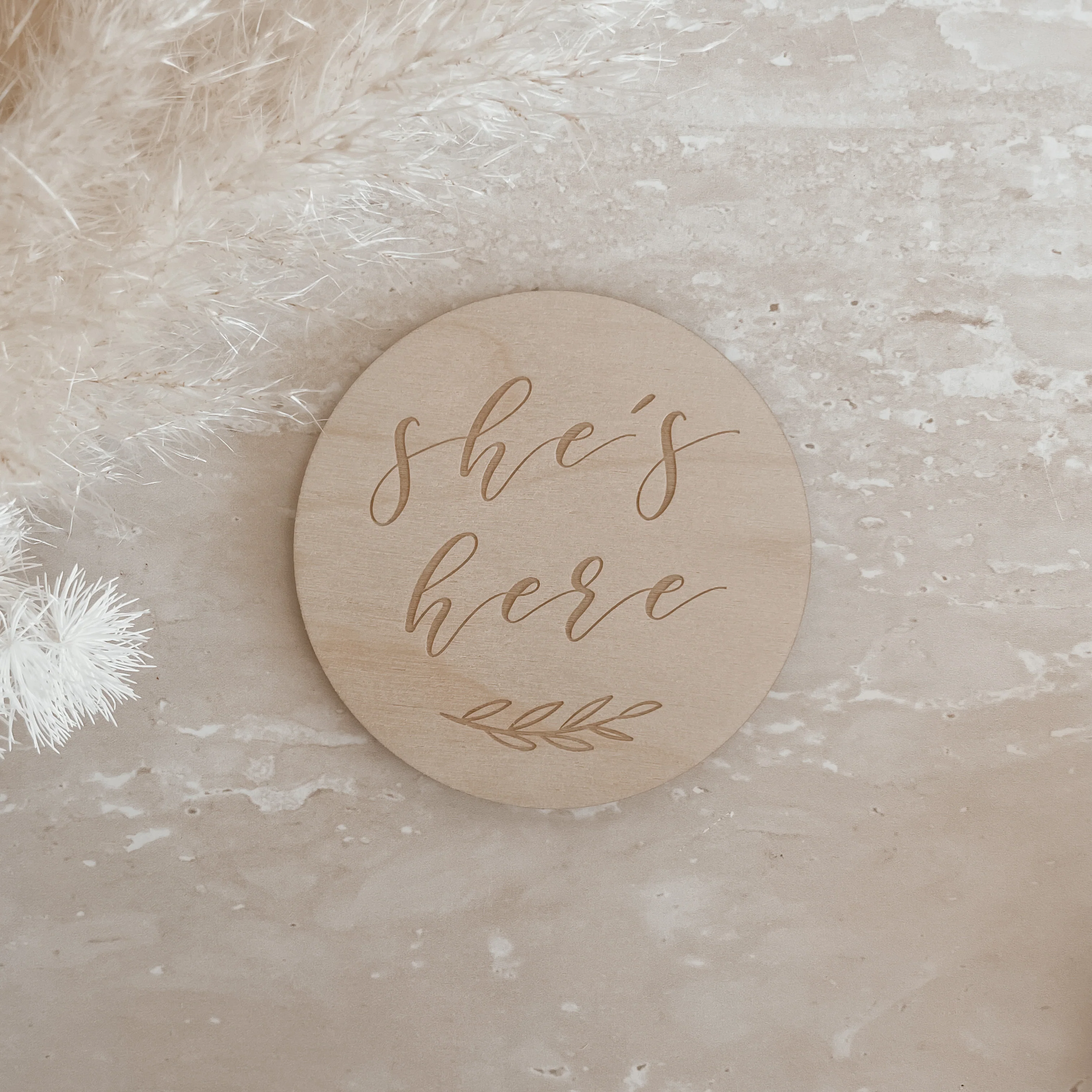 Individual Engraved Wooden Milestone Plaques-10CM - Image 9