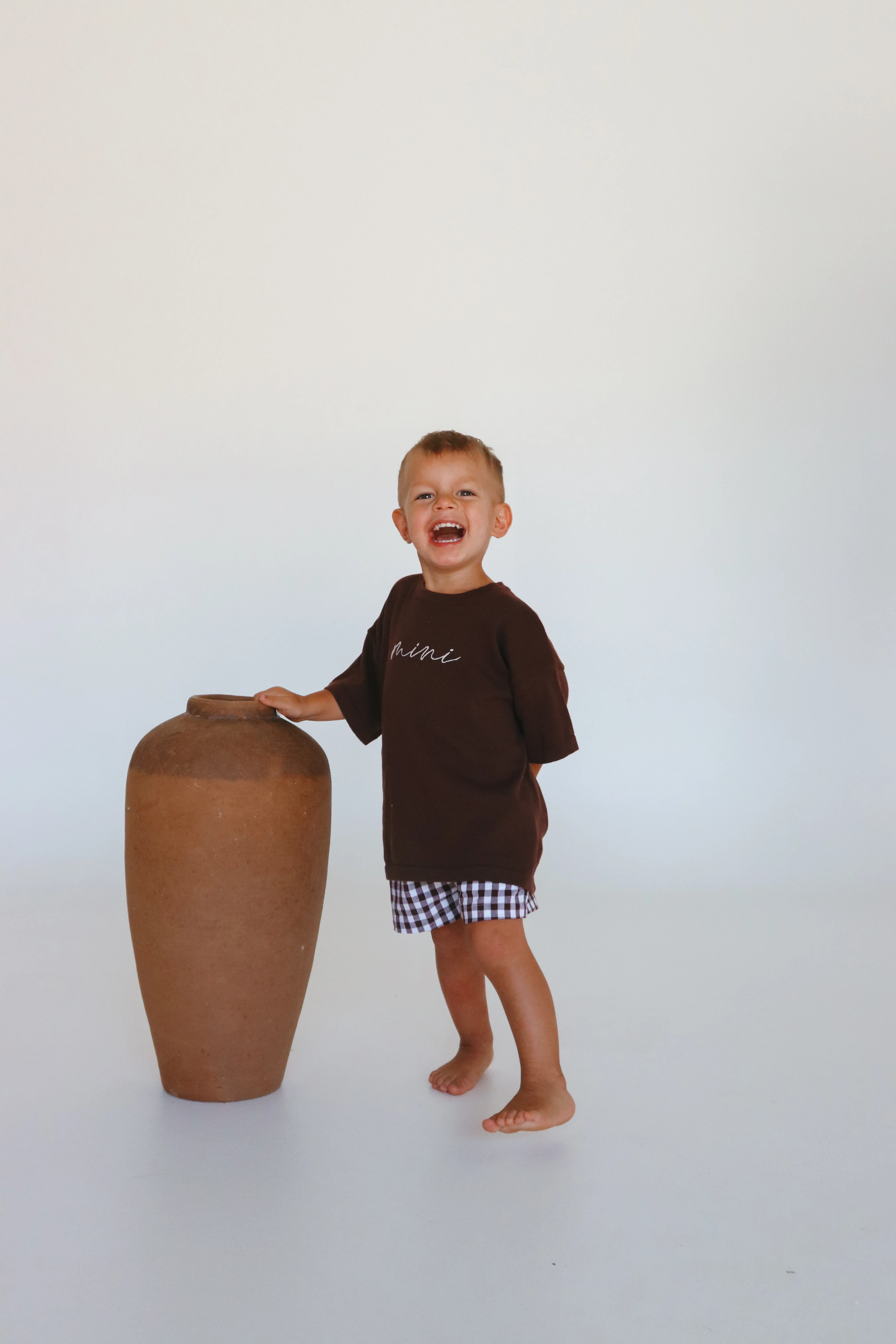 Kids Cocoa Gingham Shorts - Image 22