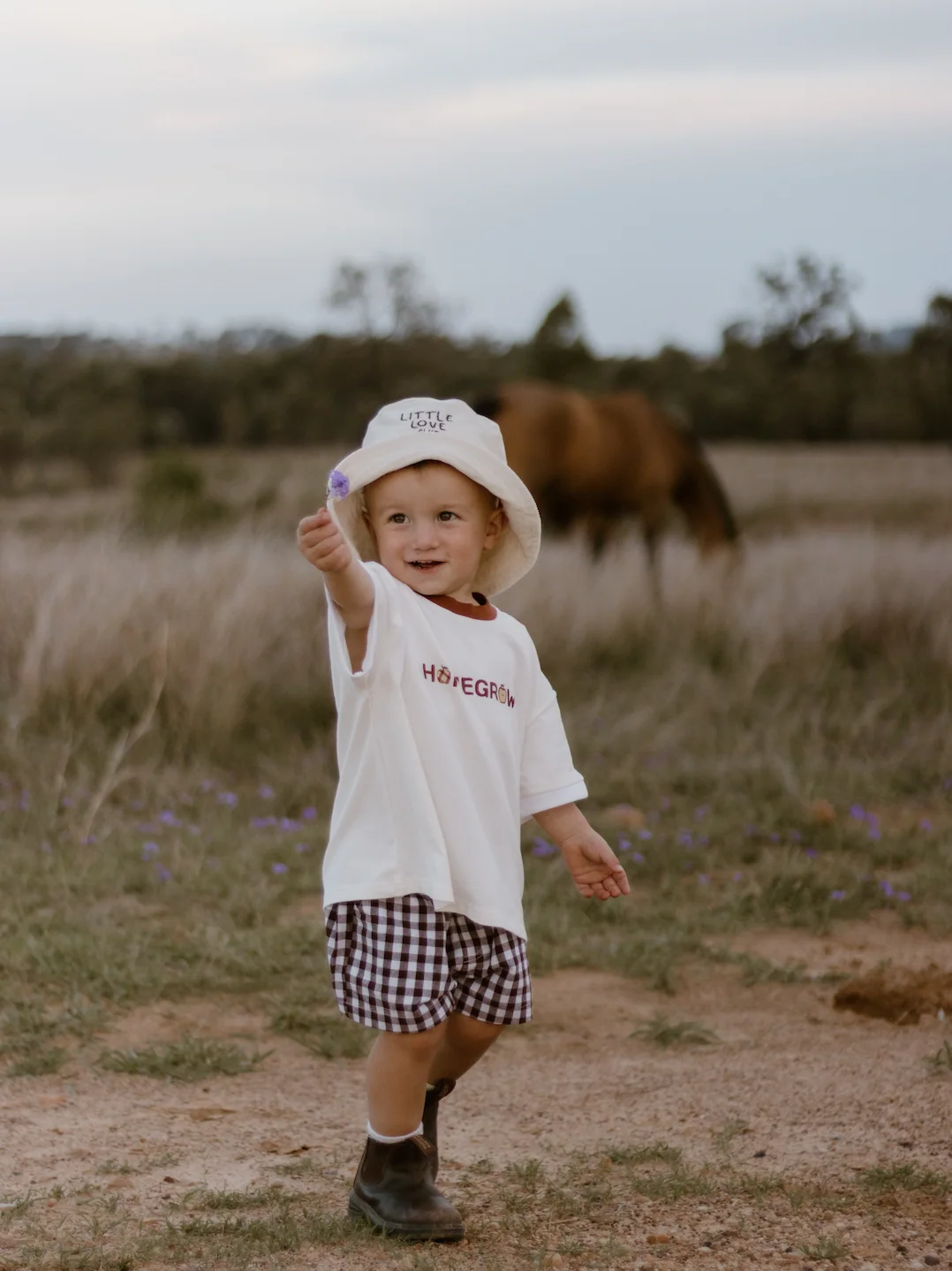 Kids Cocoa Gingham Shorts - Image 5