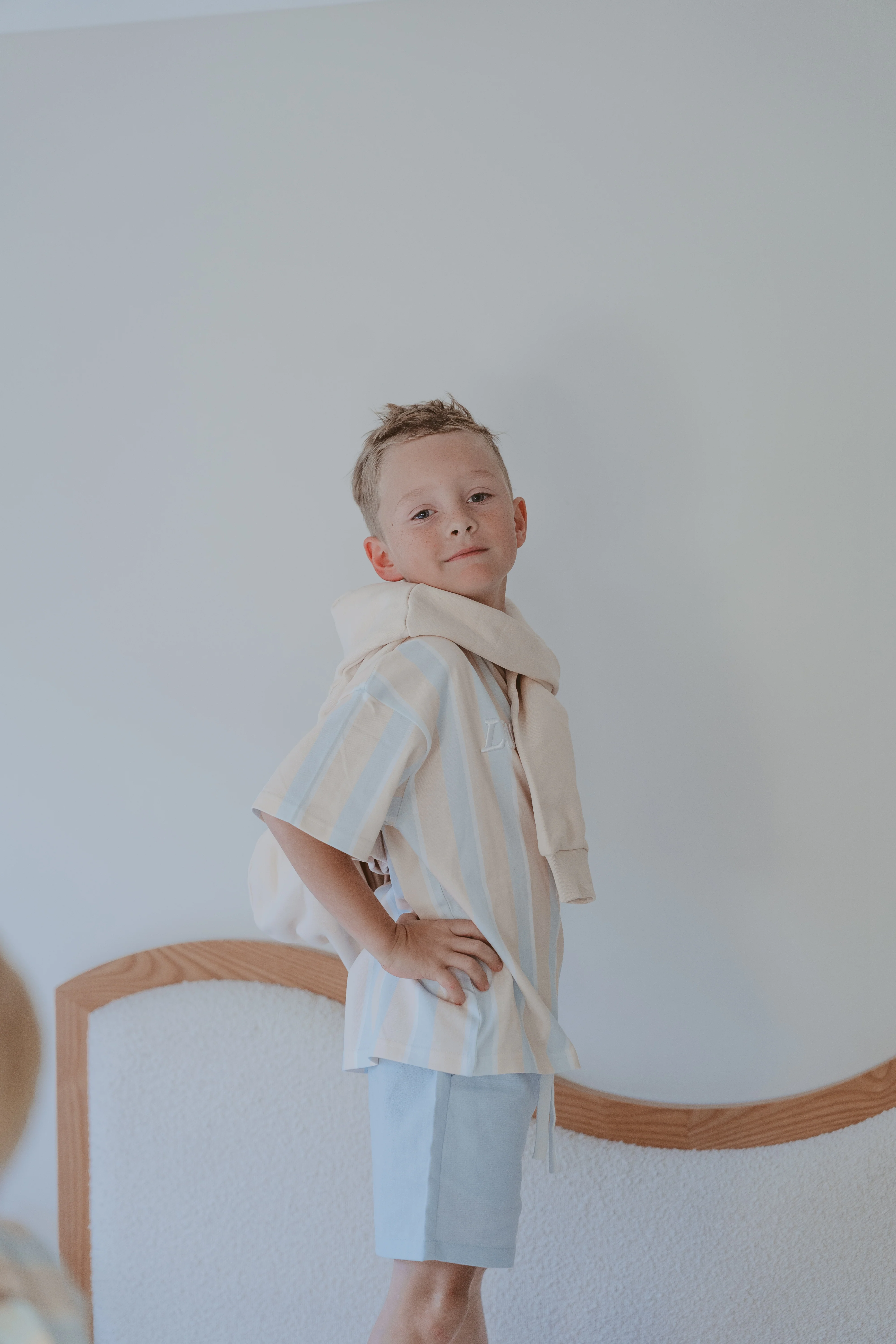 Kids Drawstring Shorts - Mist - Image 3