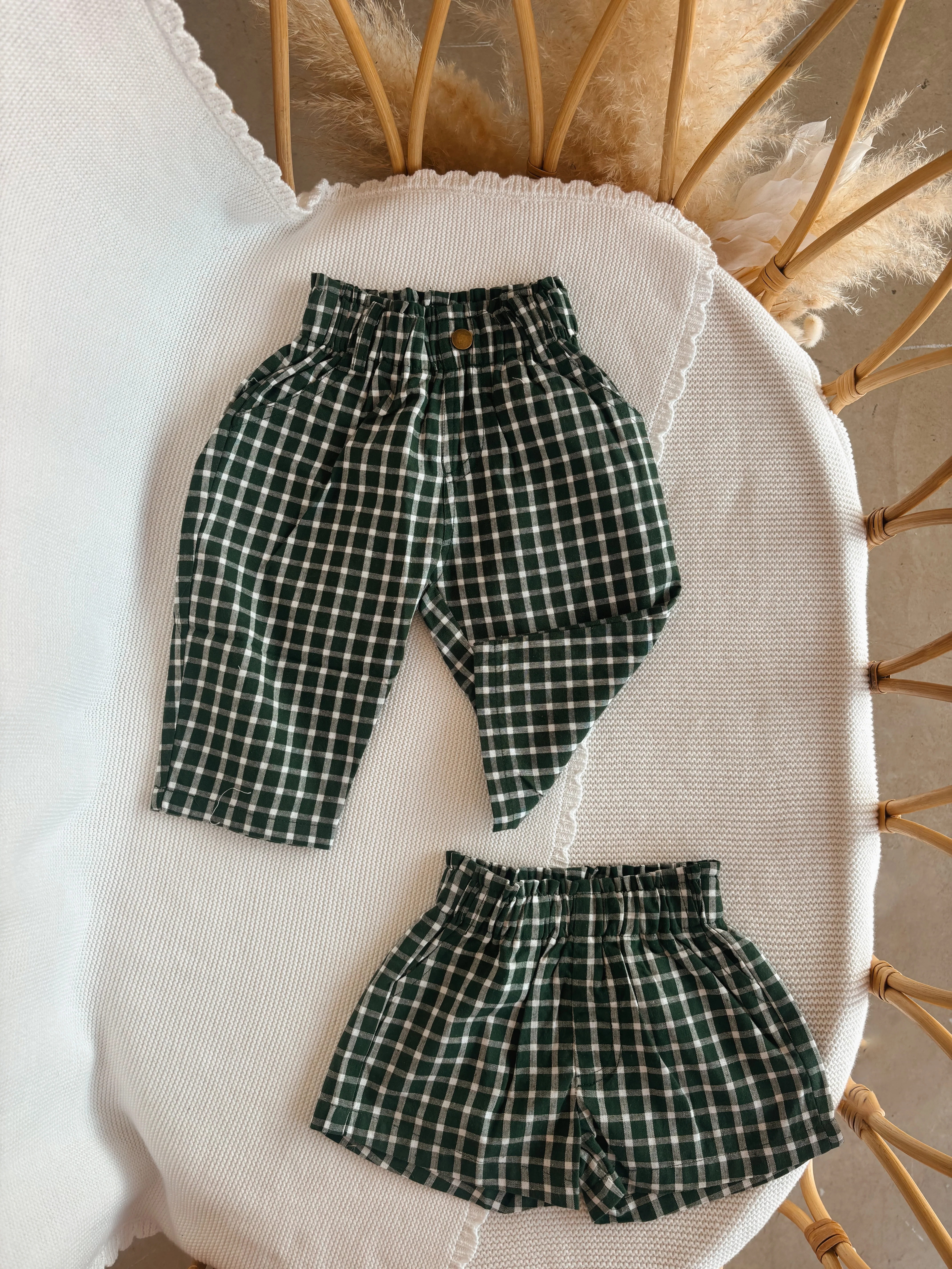 Kids Forest Checker Pants - Image 3