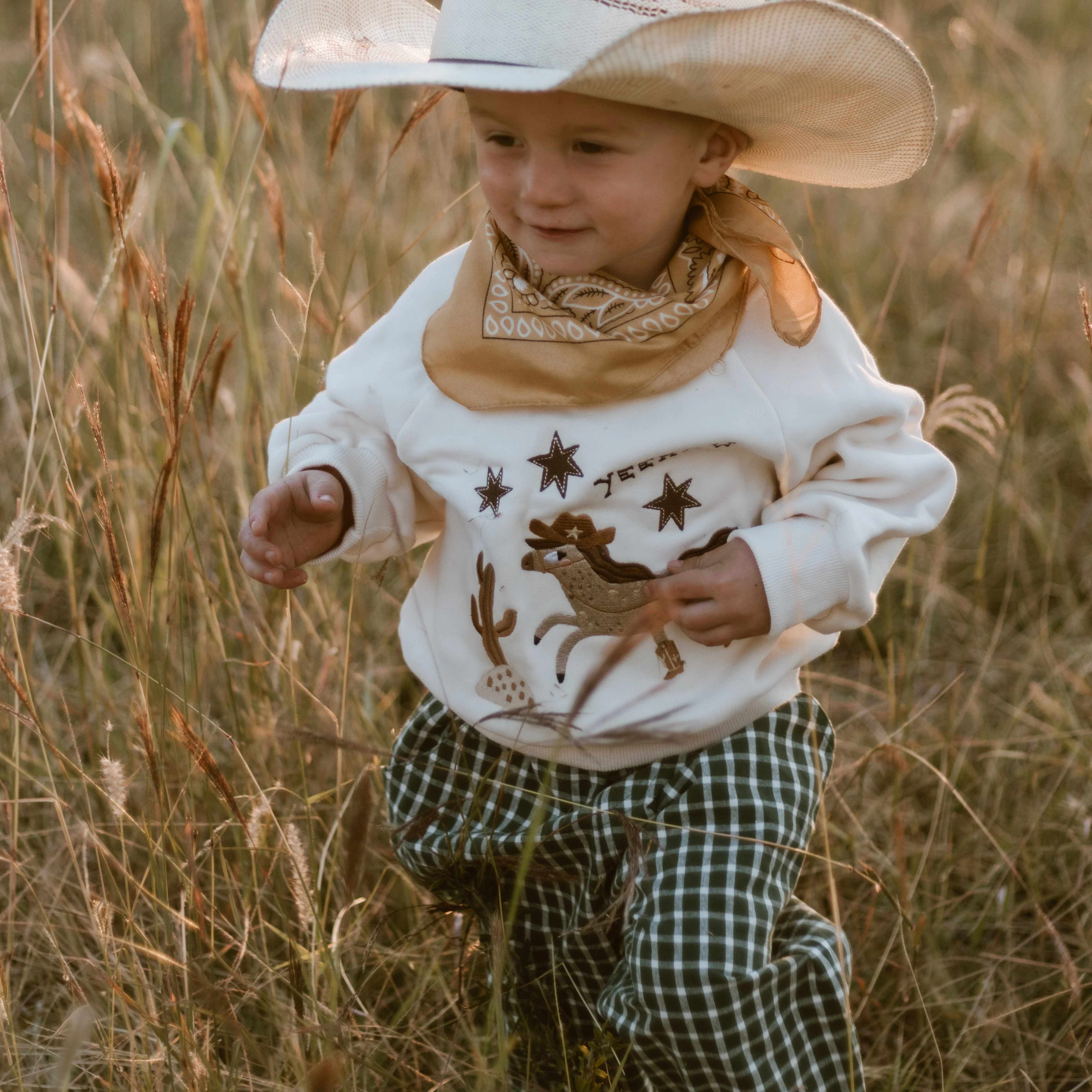 Kids Forest Checker Pants - Image 4