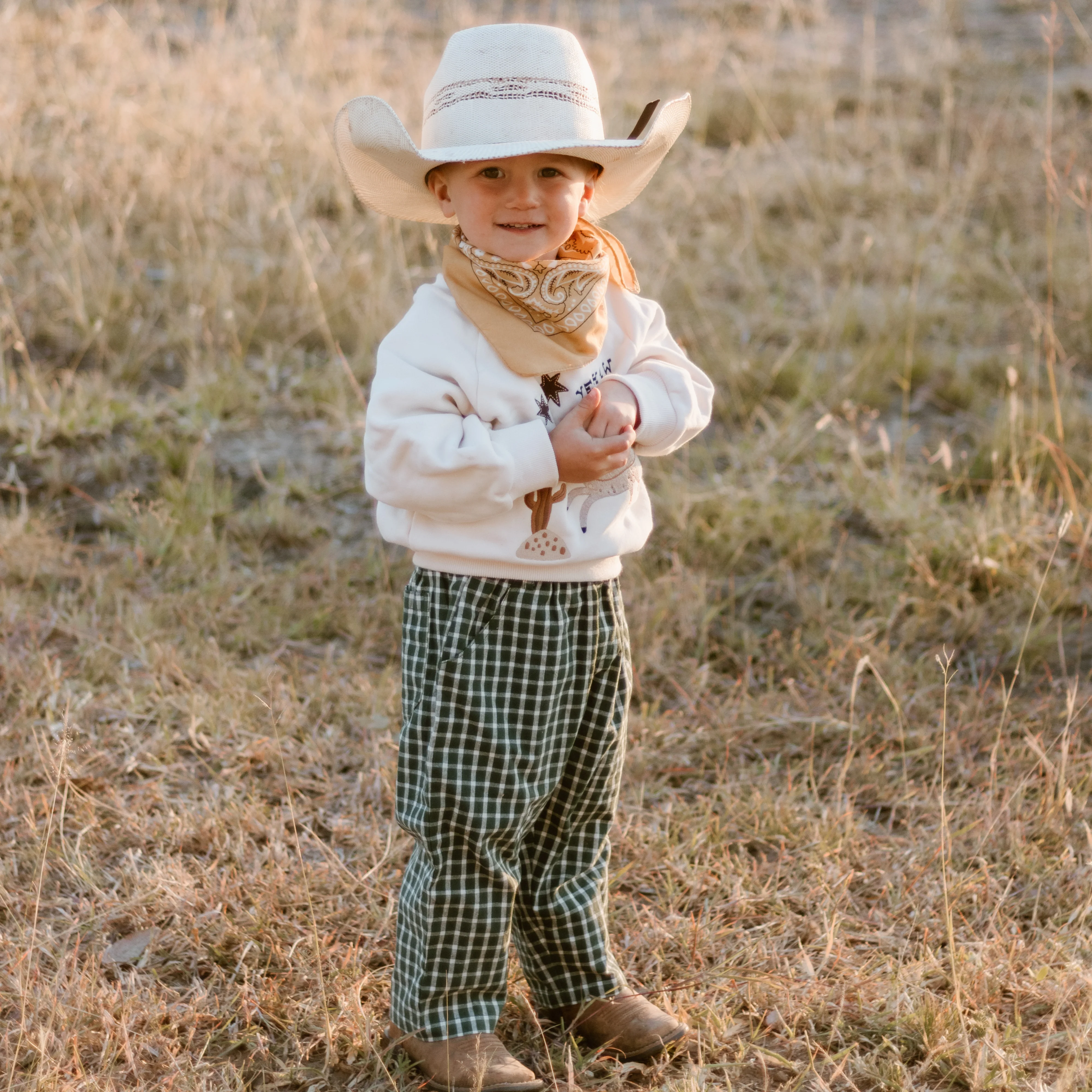 Kids Forest Checker Pants - Image 6