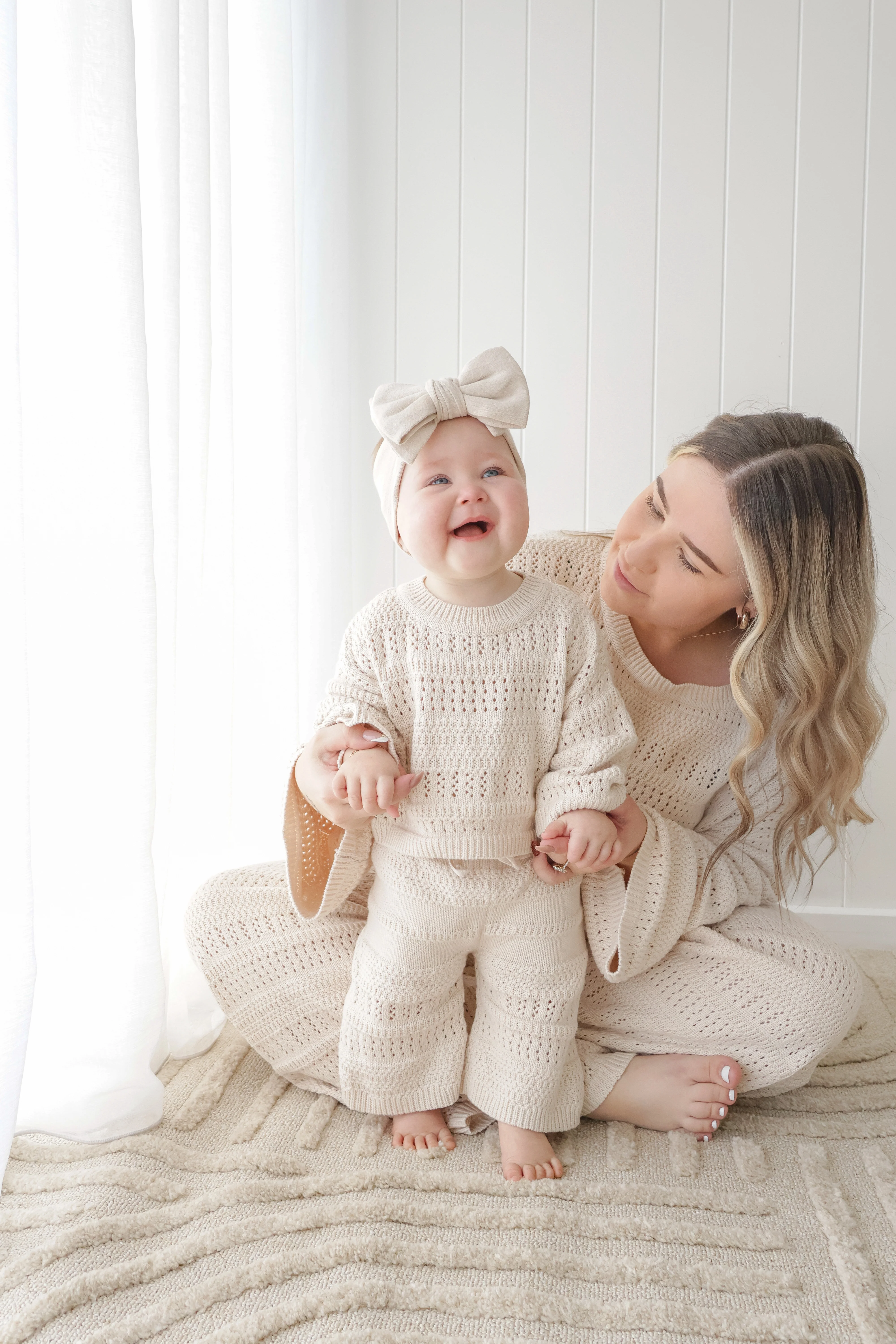 Kids Knit Set - Vanilla Latte - Image 17