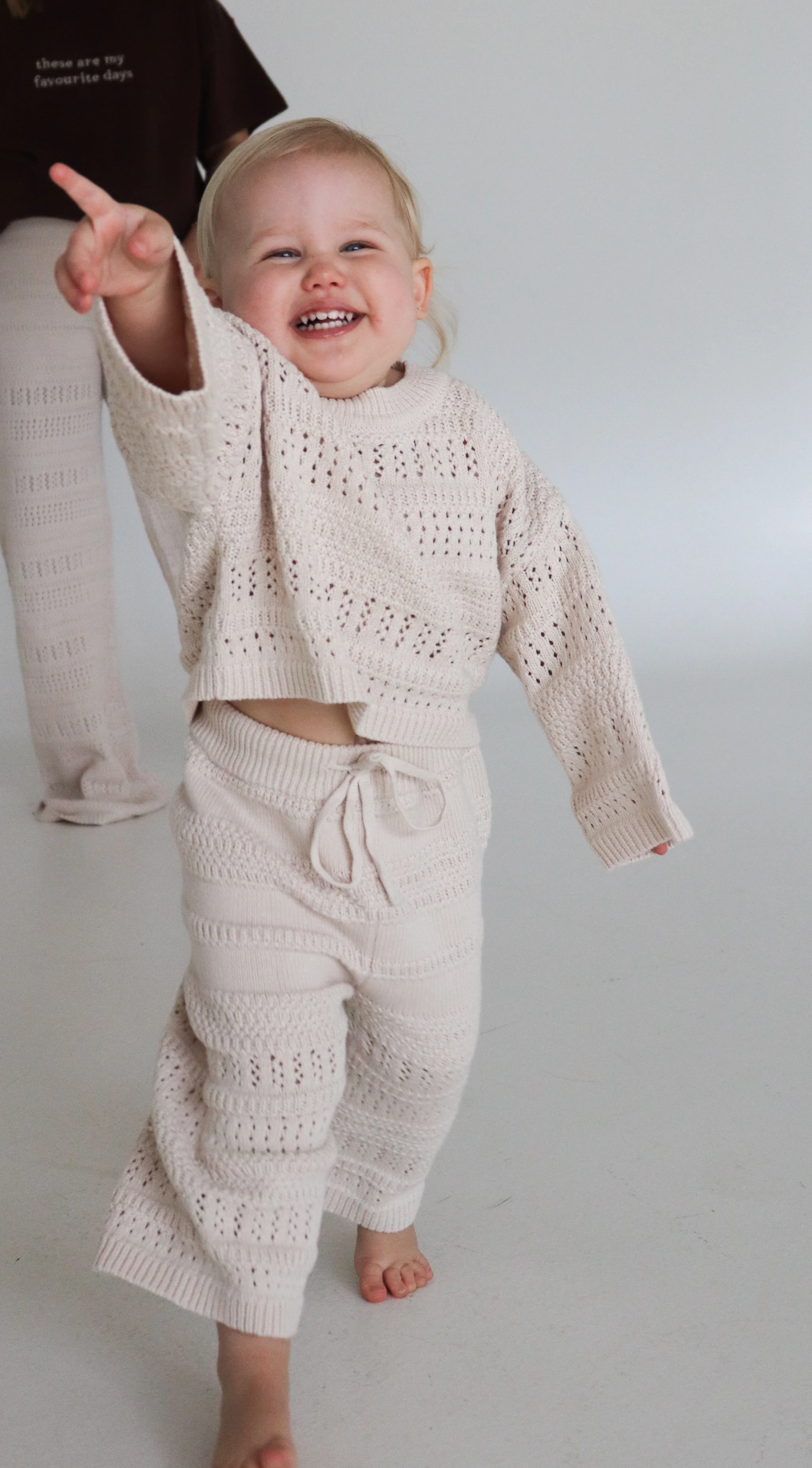 Kids Knit Set - Vanilla Latte - Image 5