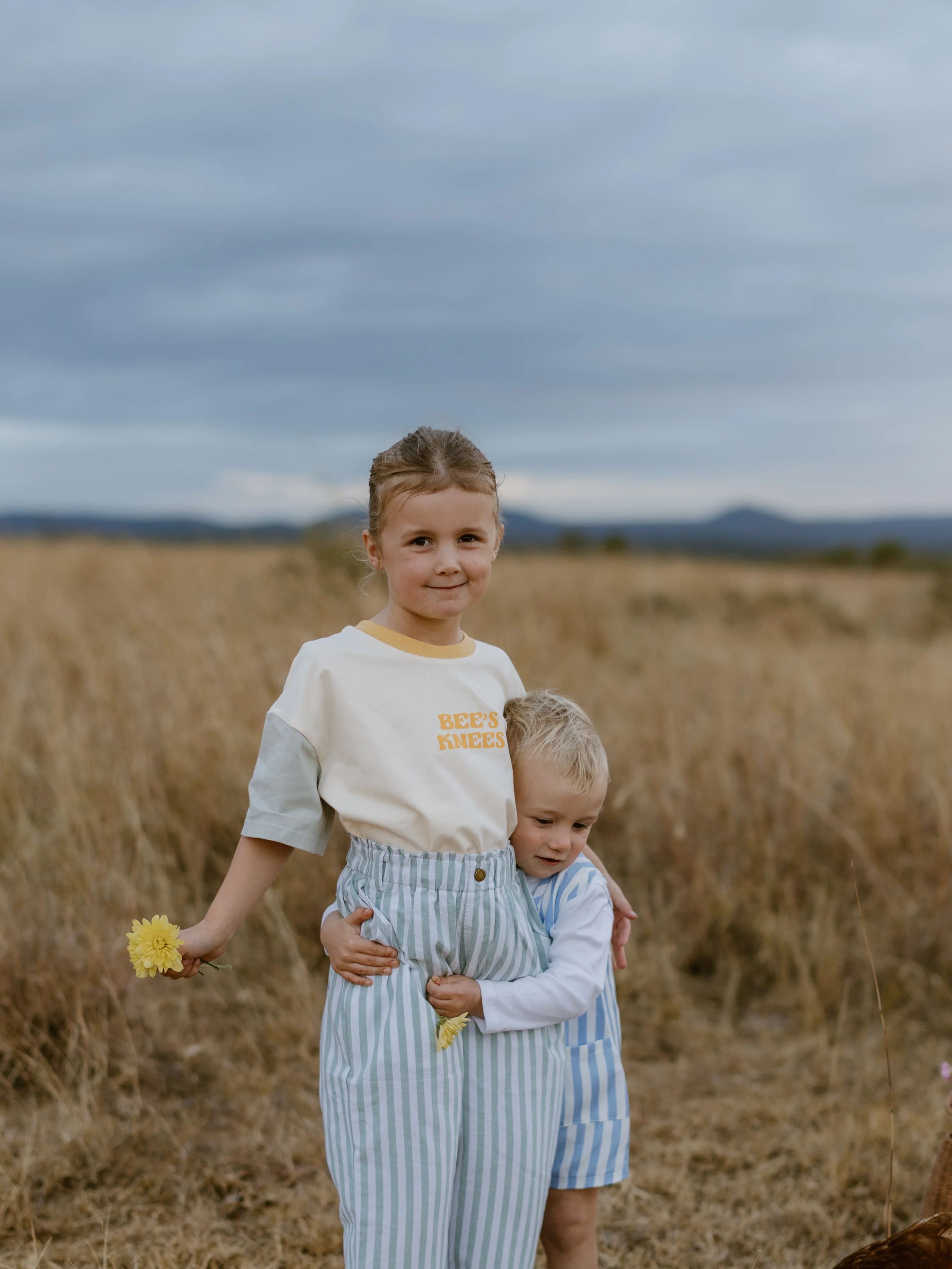 Kids Sage Stripe Pants - Image 8