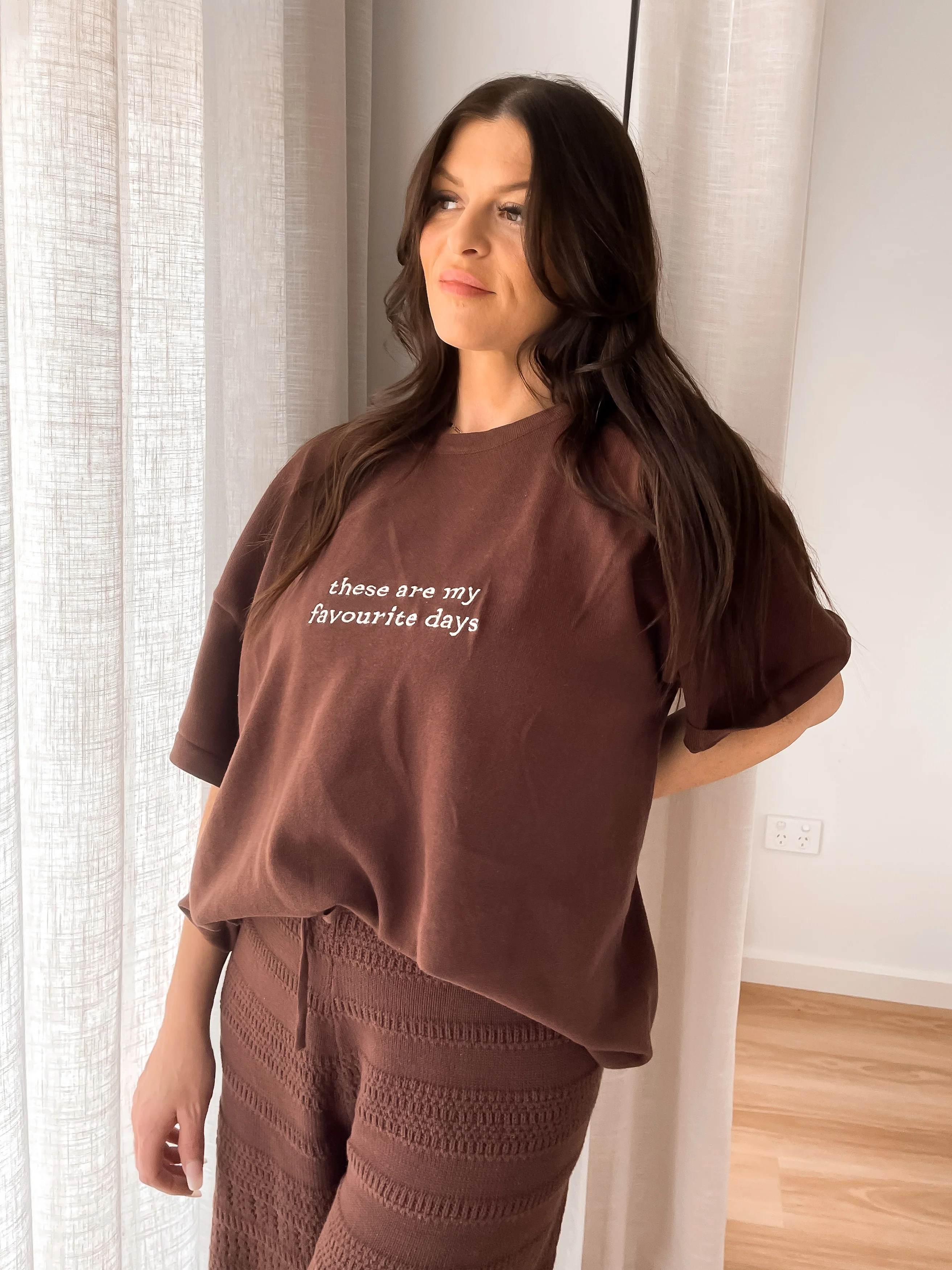 Ladies Knit Pants - Espresso - Image 11