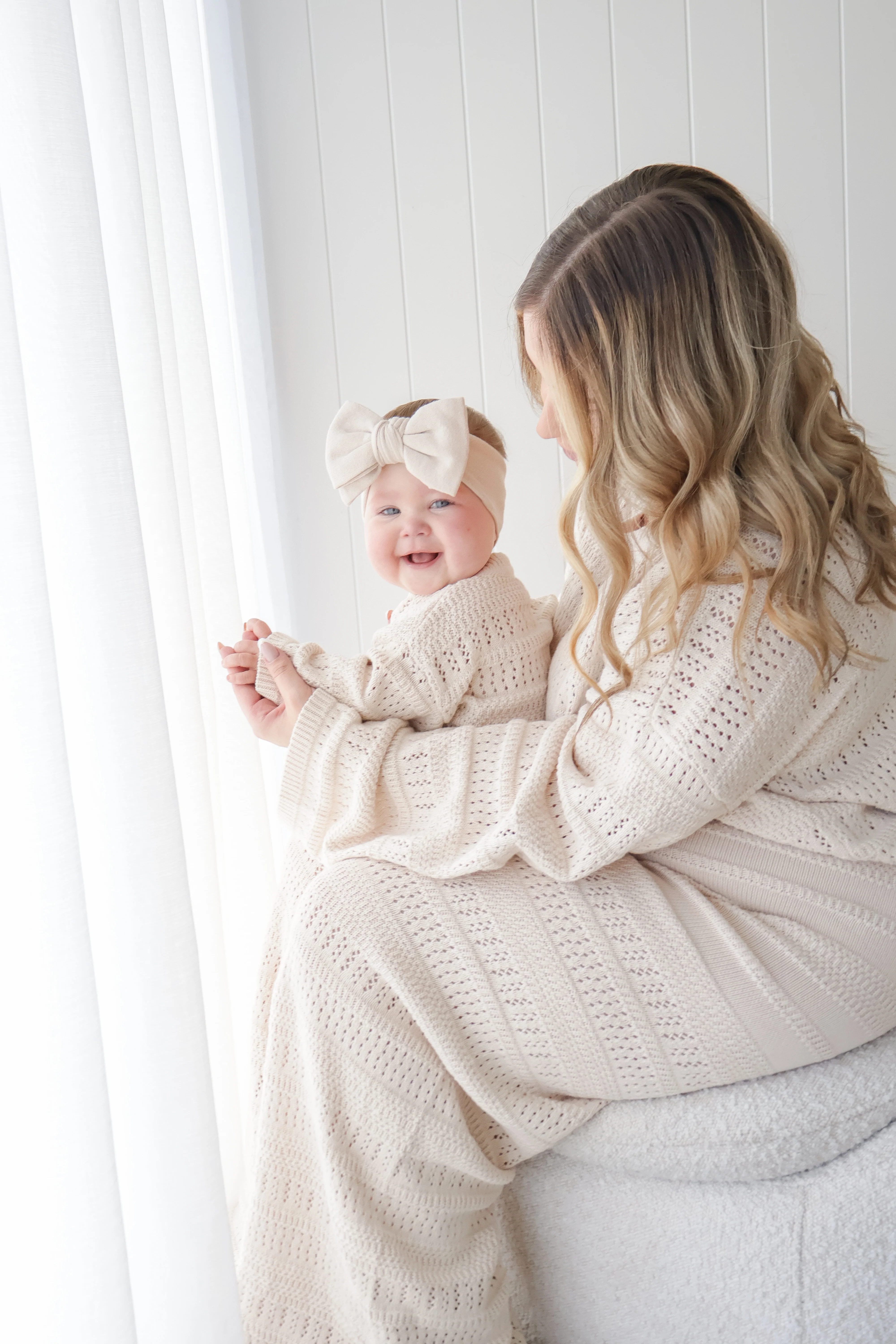 Ladies Knit Top - Vanilla Latte - Image 5