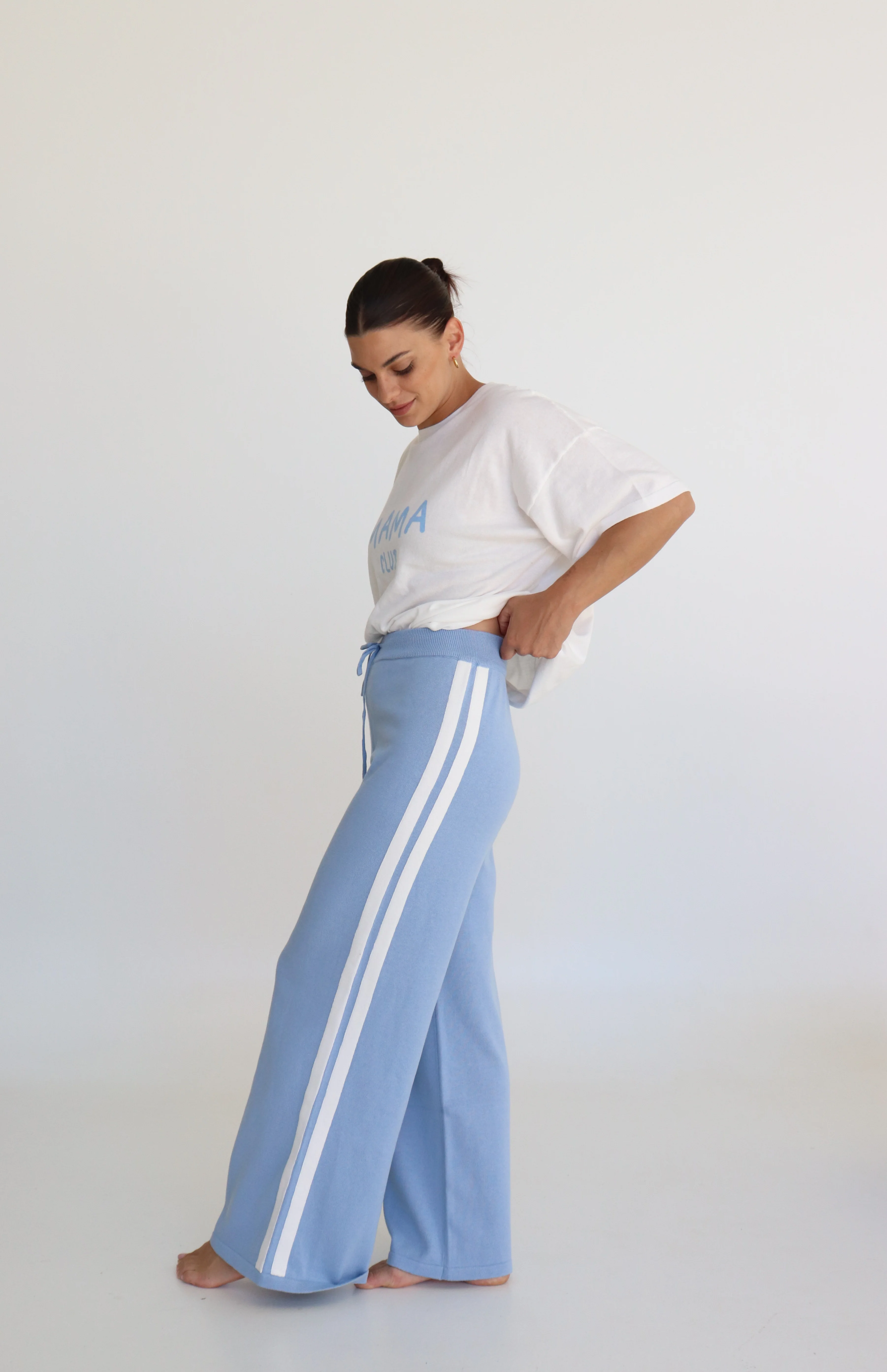 Quinn Pant - Ladies - Blue with White Stripes - Image 11
