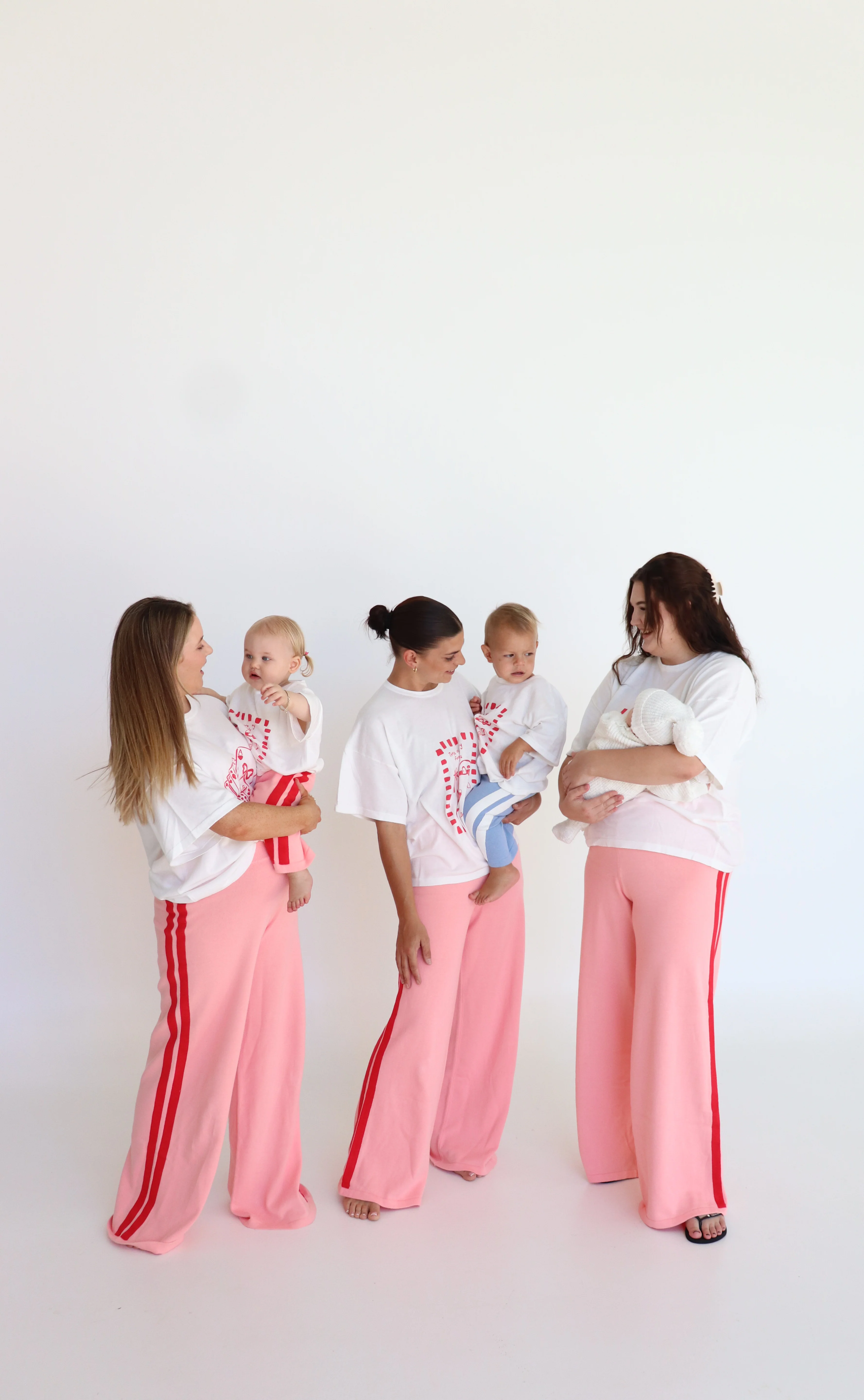 Quinn Pant - Ladies - Pink with Red Stripes - Image 3