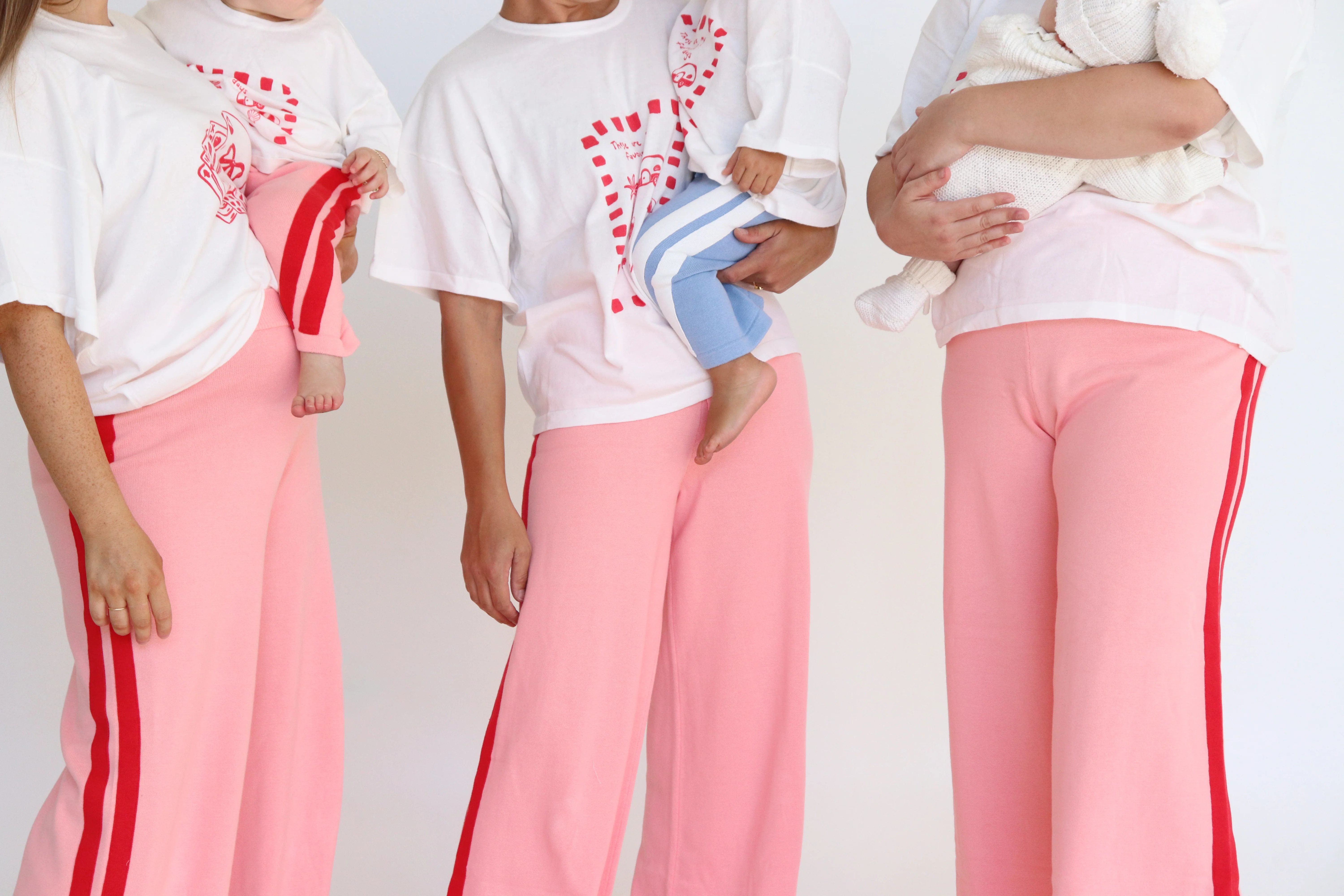 Quinn Pant - Ladies - Pink with Red Stripes - Image 4