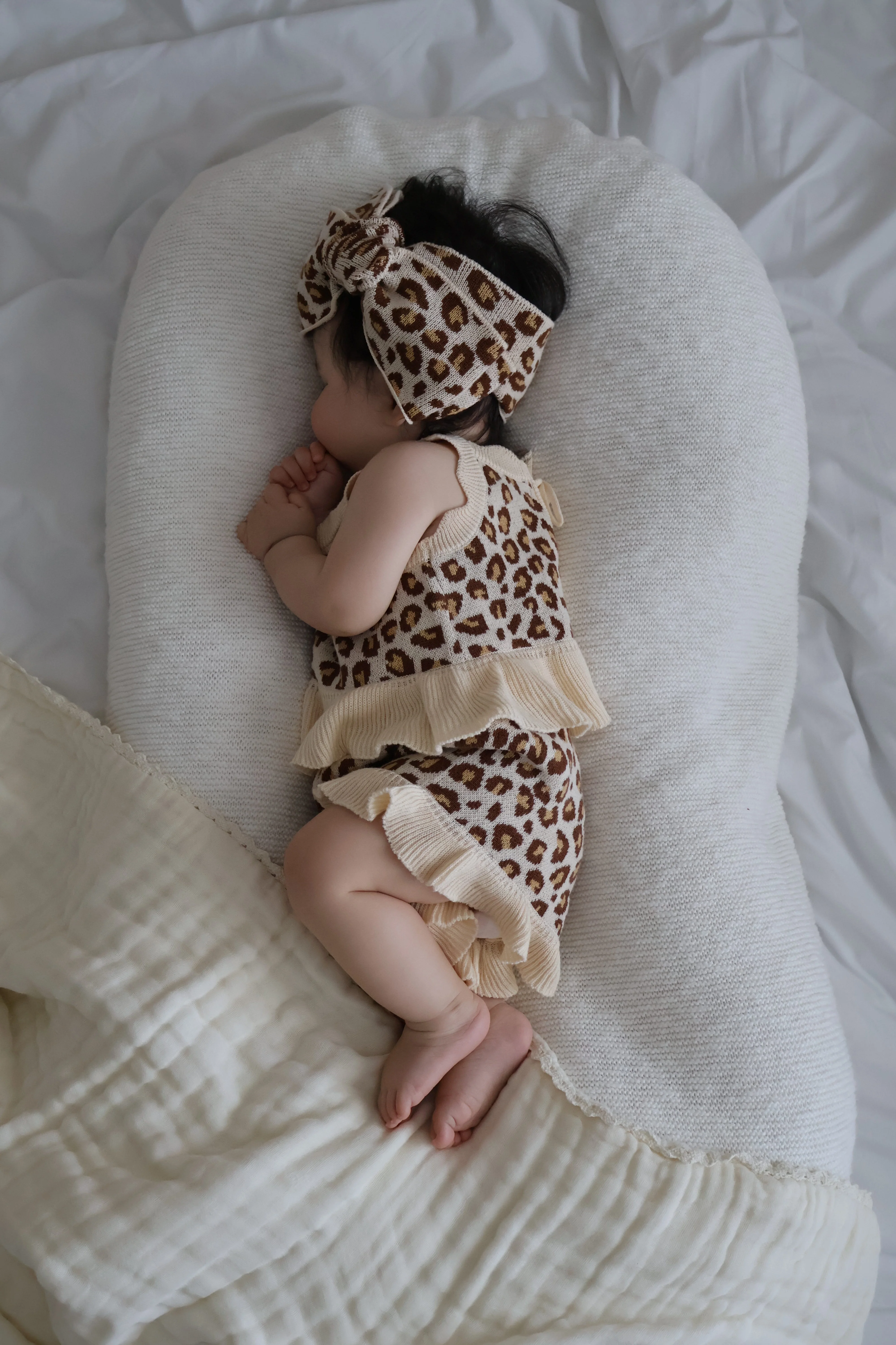 Knit Tie Set - Leopard - Image 8