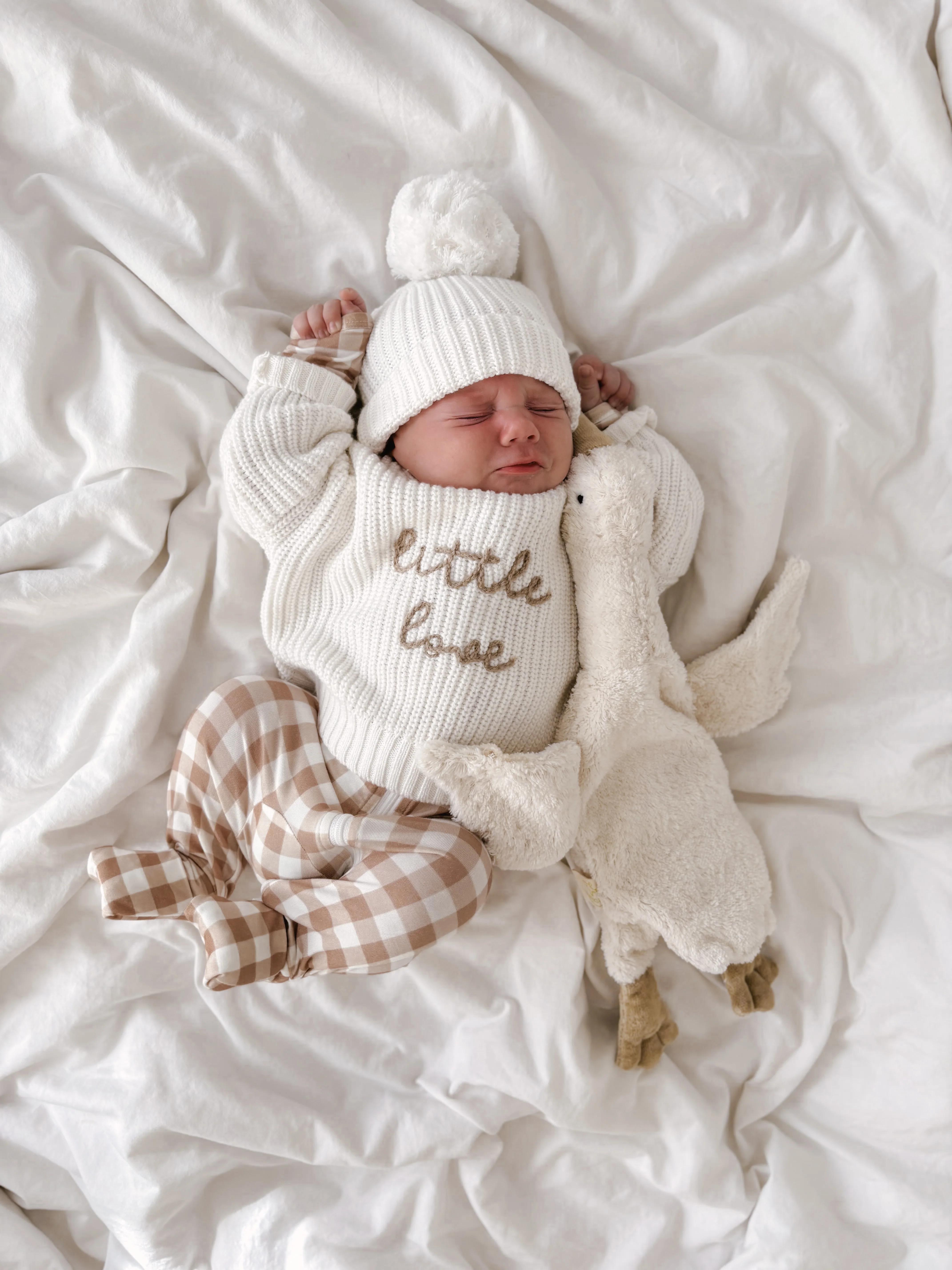'Little Love' Mini Knit Sweater - Milk - Image 12