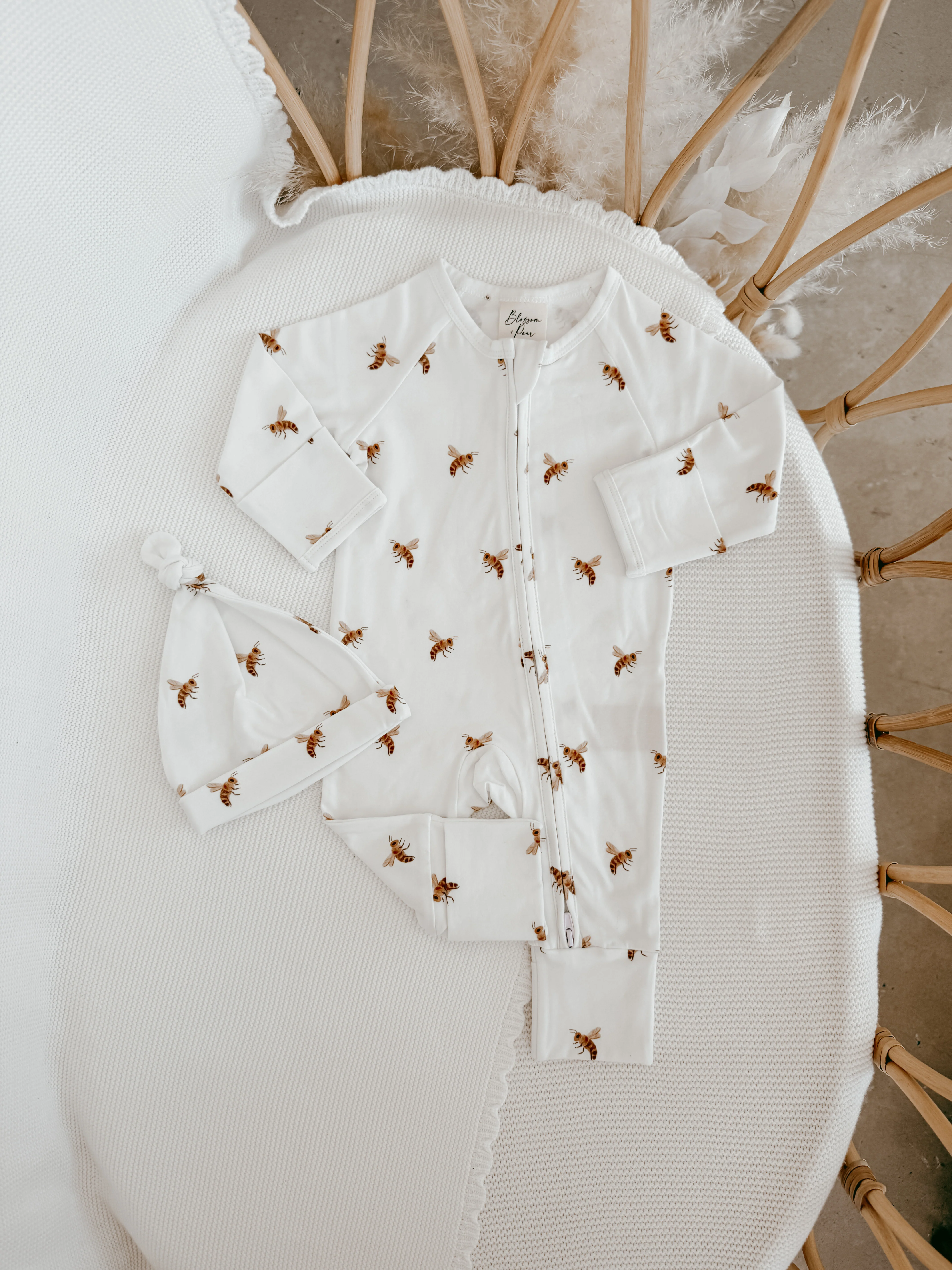 Cotton Growsuit - Honey Bee - Image 25