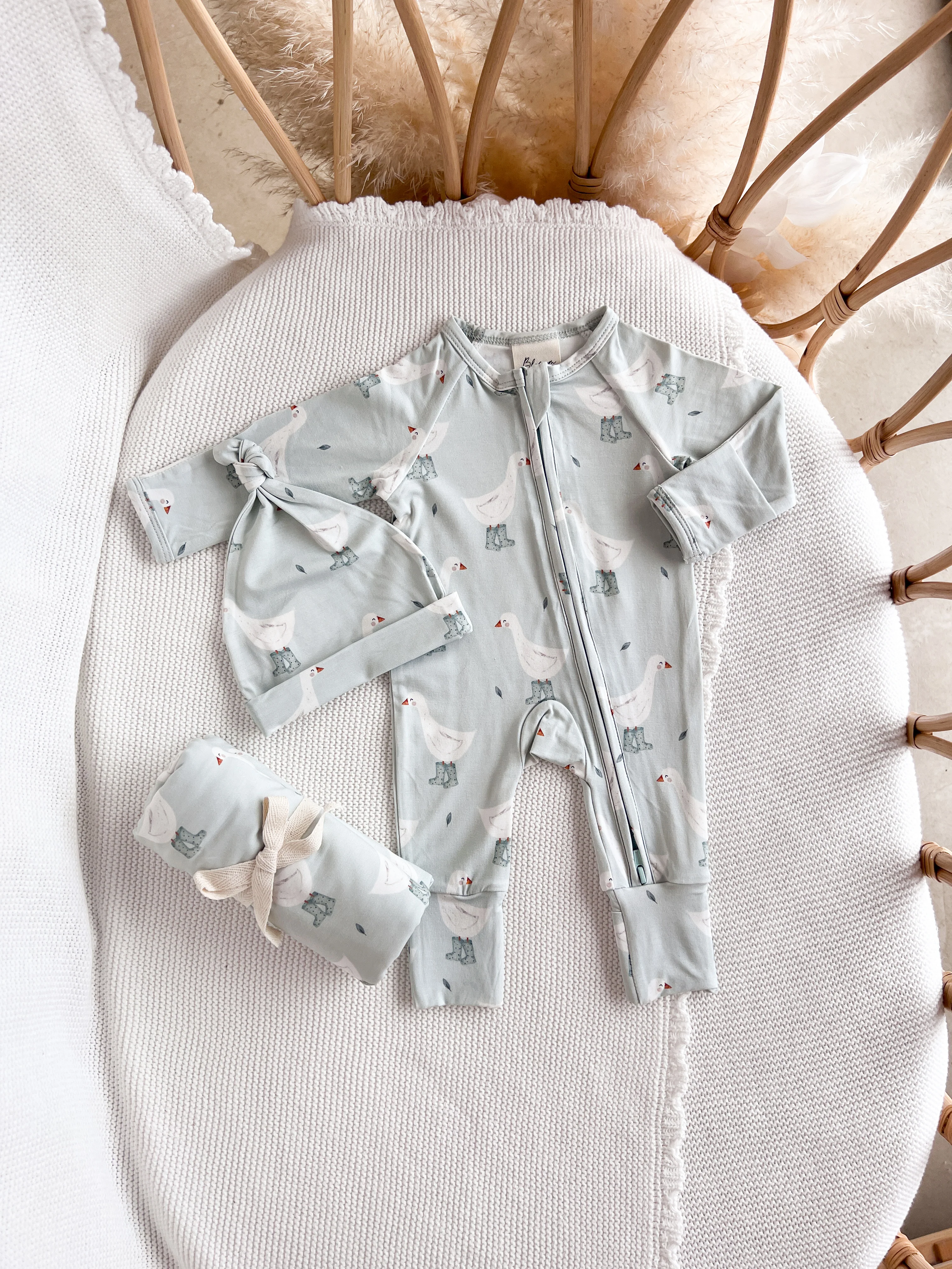 Cotton Growsuit - Puddle Duck - Image 10