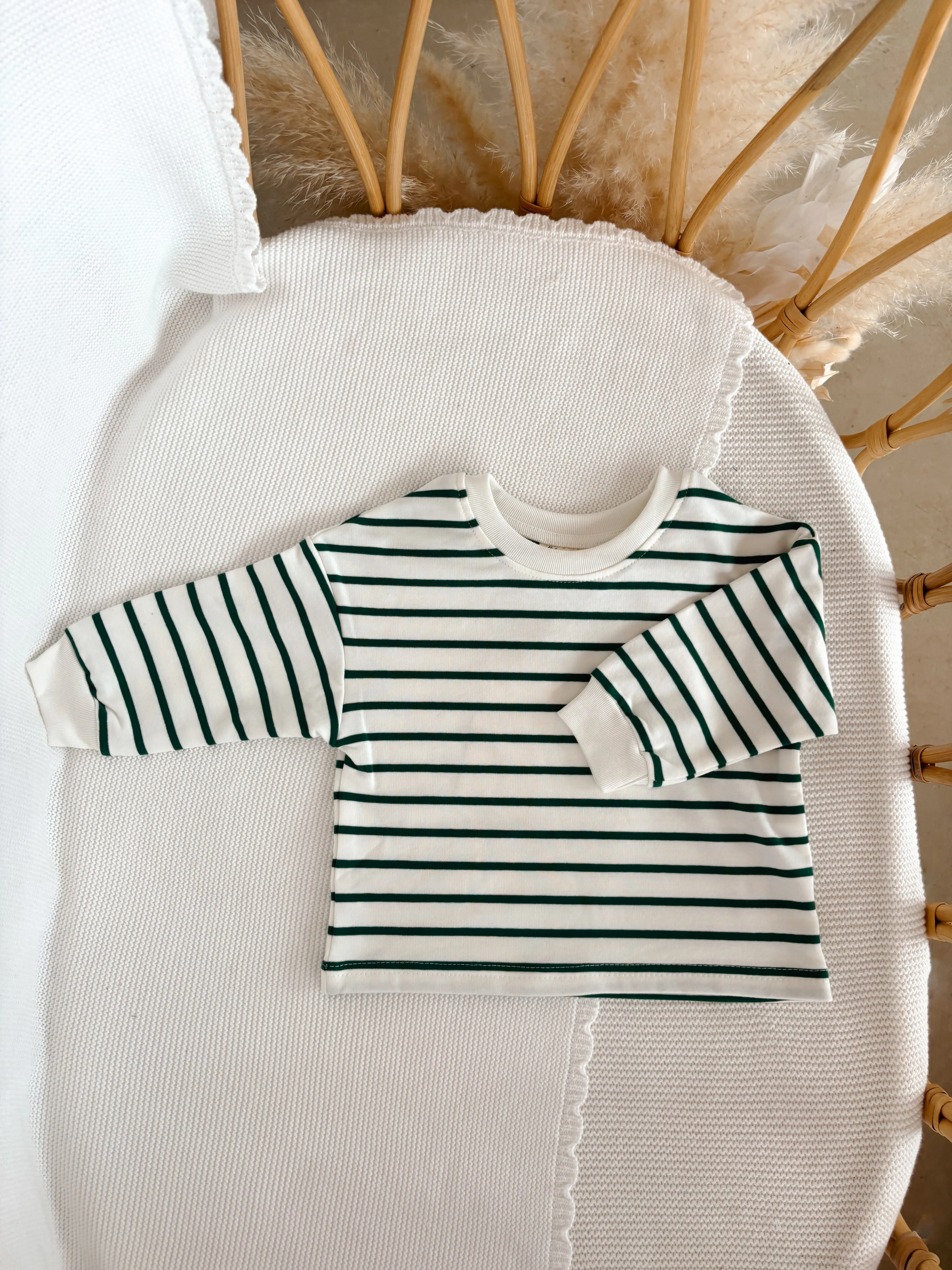 Stripe Long Sleeve - Forest - Image 4