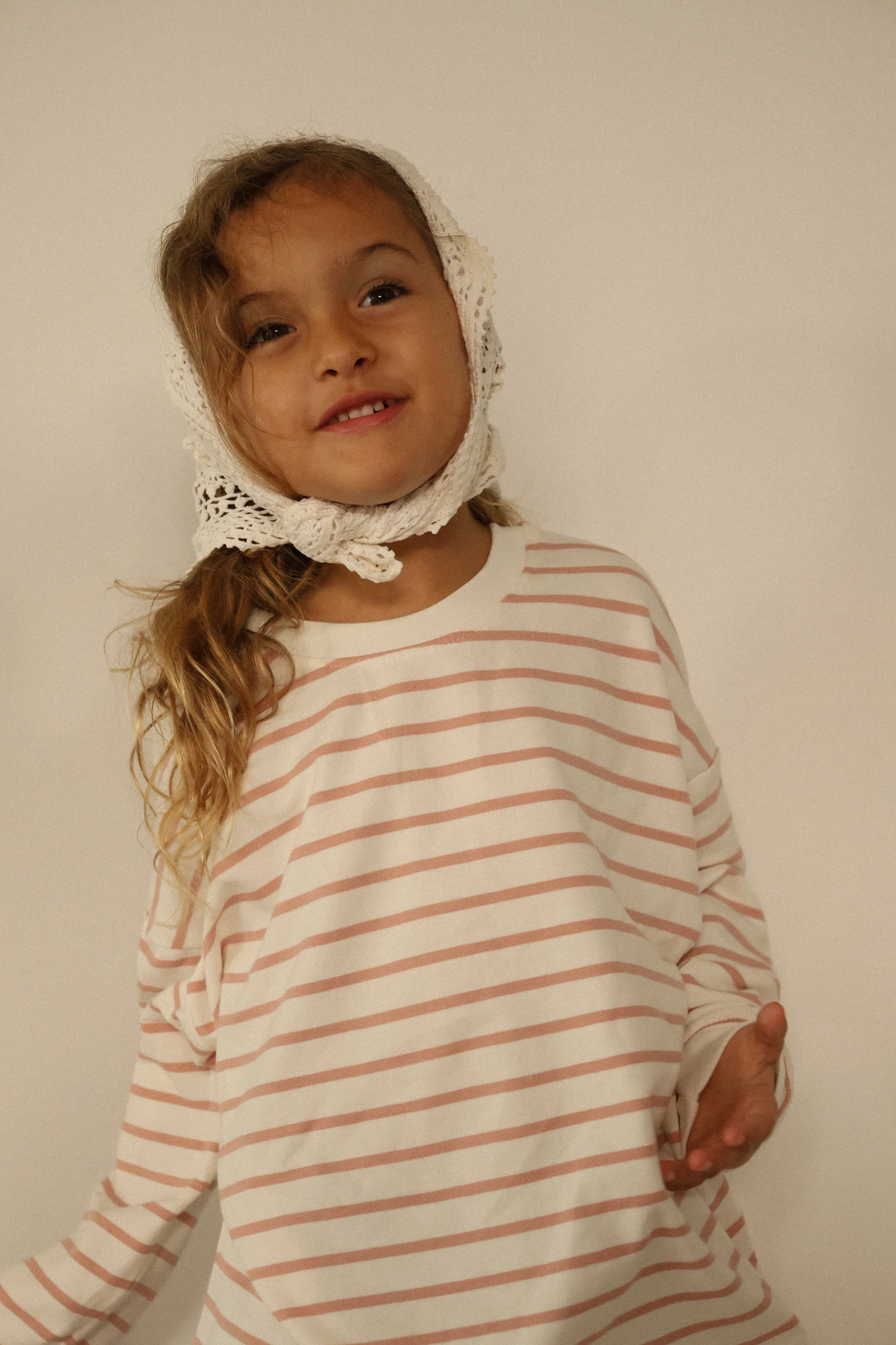 Stripe Long Sleeve - Petal - Image 5