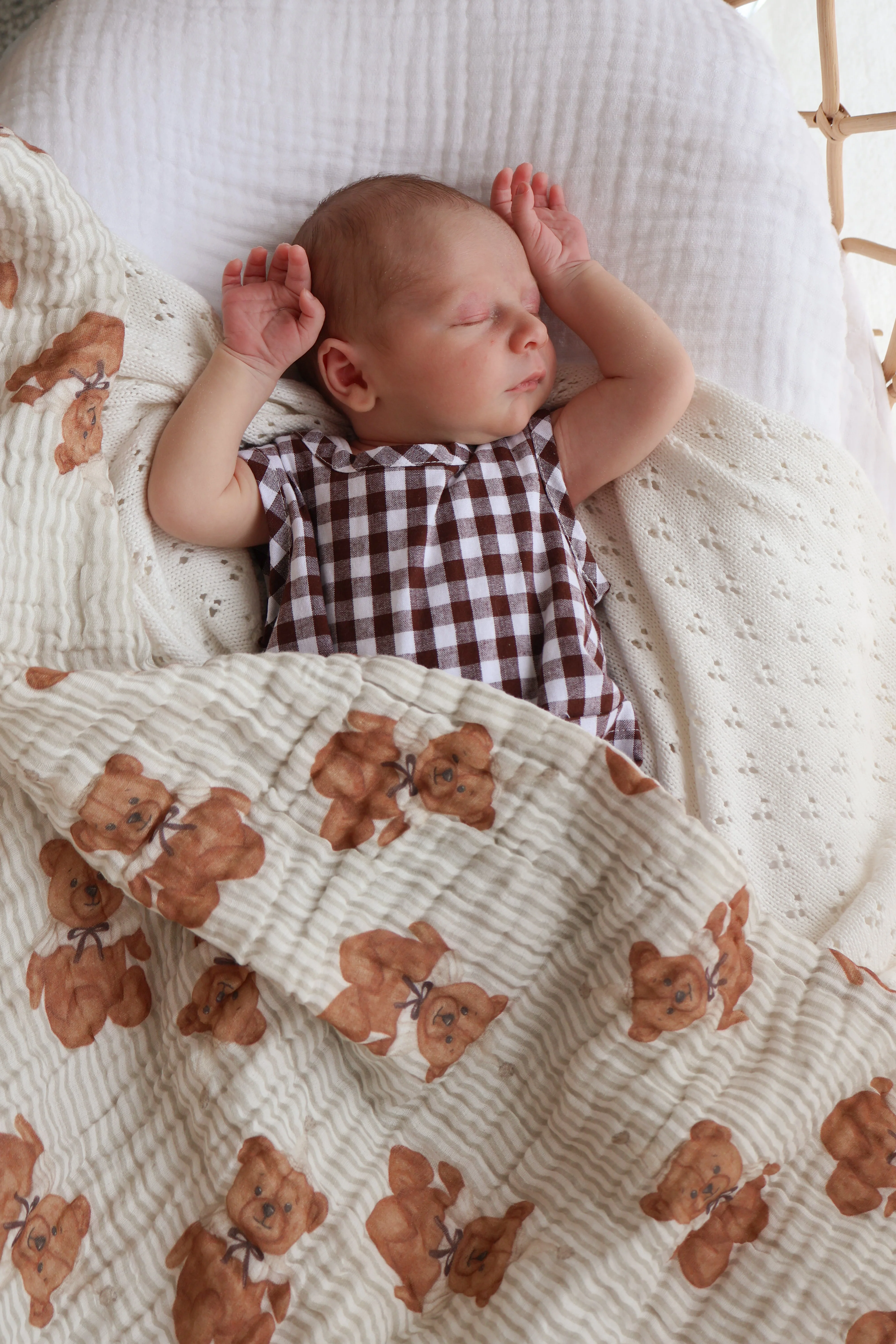 Heritage Muslin Blanket - Bébé Bear - Image 7