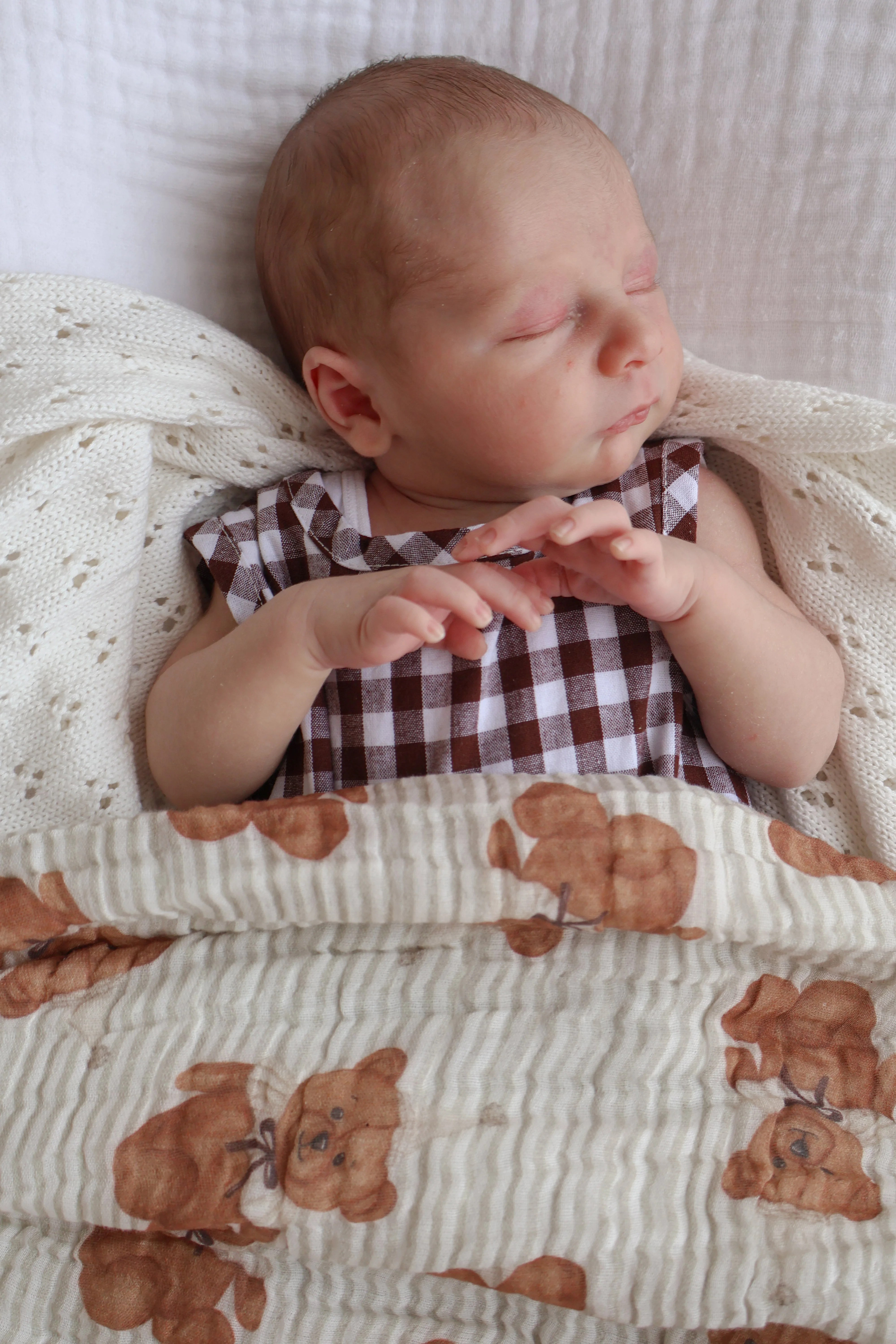 Heritage Muslin Blanket - Bébé Bear - Image 9
