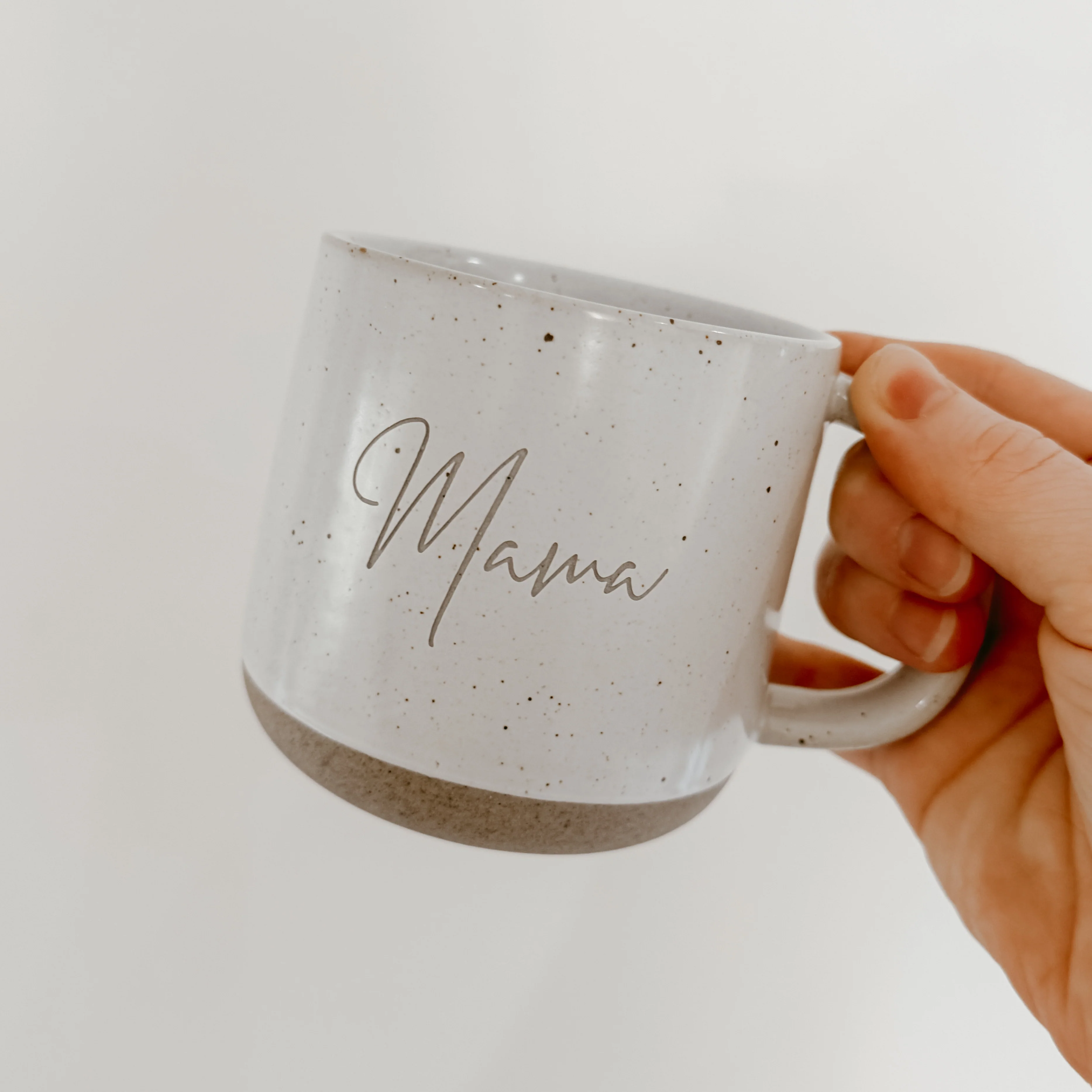 'Mama' Two Sided Crafted Speckled Ceramic Mug - Image 4