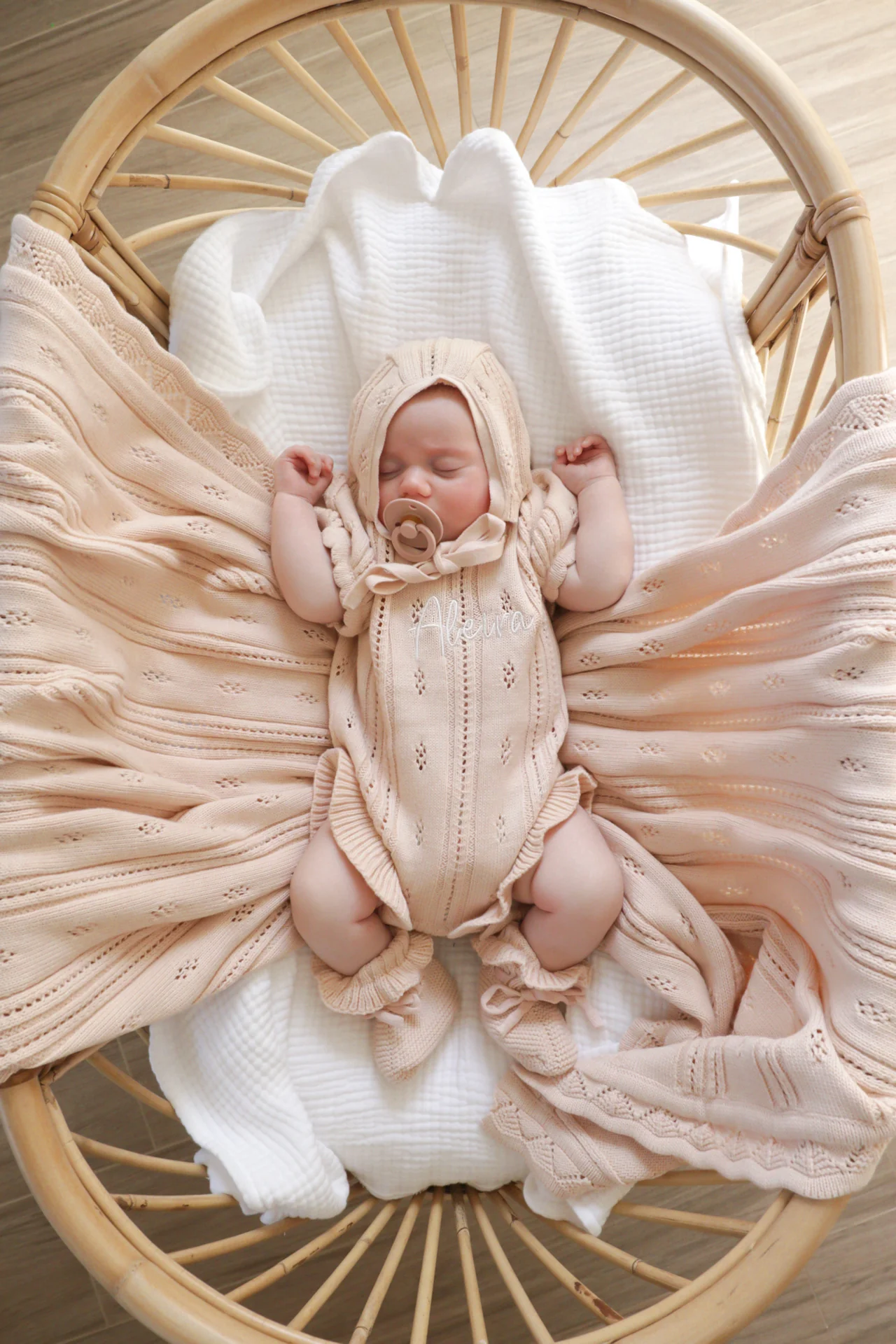 Margot Knit Romper - Pink Lemonade - Image 3