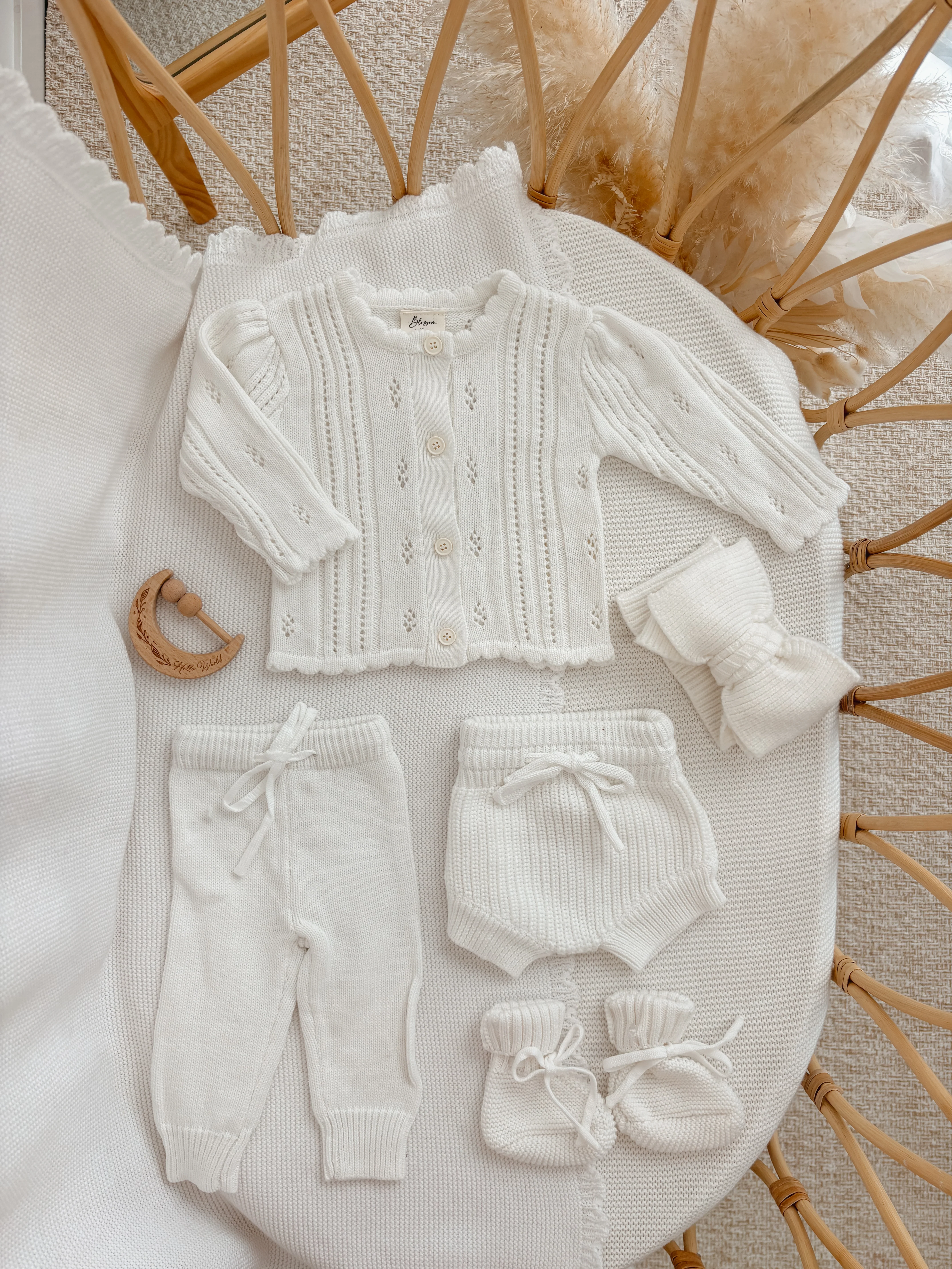 Margot Button Up Cardigan - Milk - Image 3