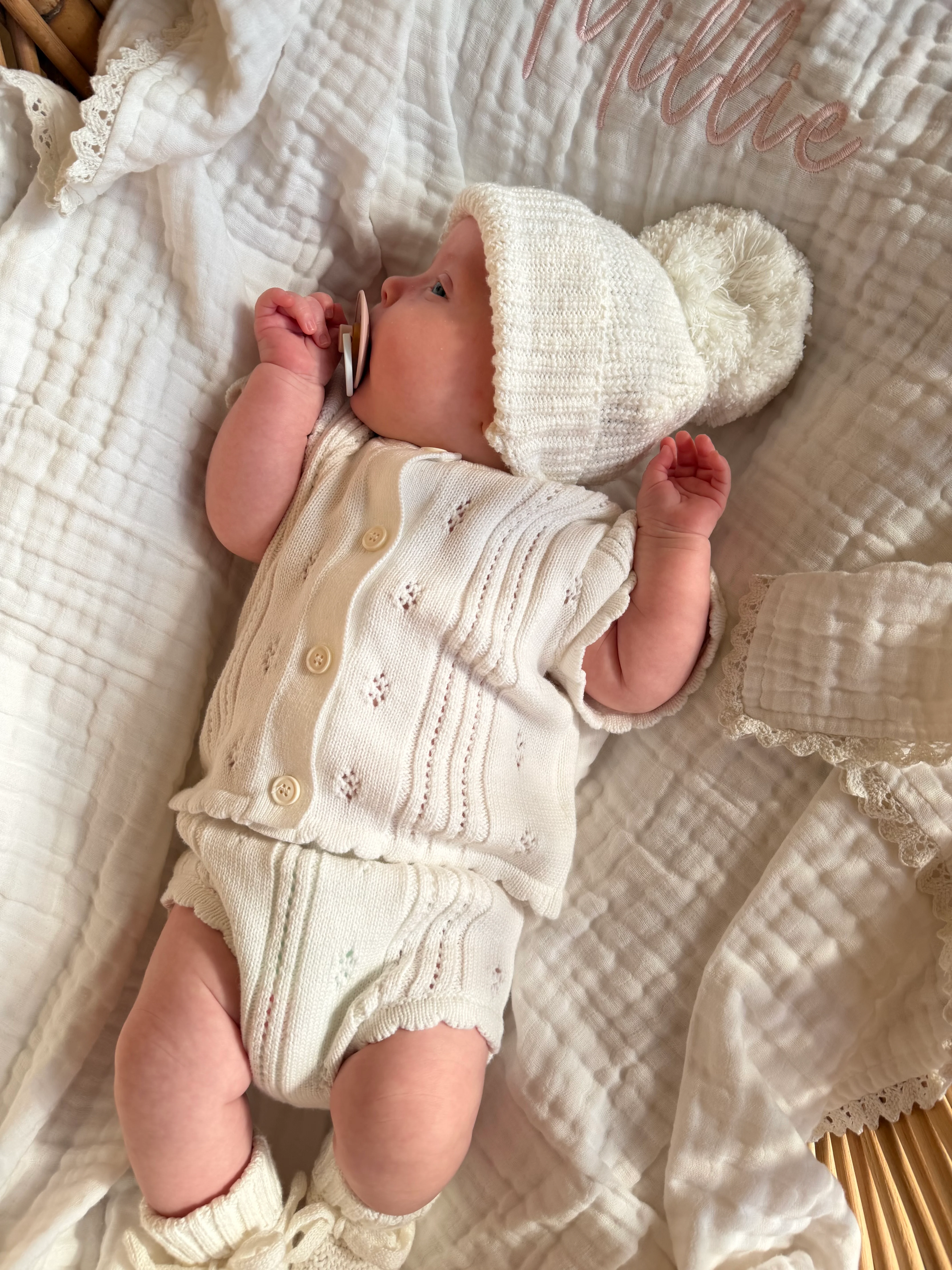 Margot Shortie Set - Milk - Image 3