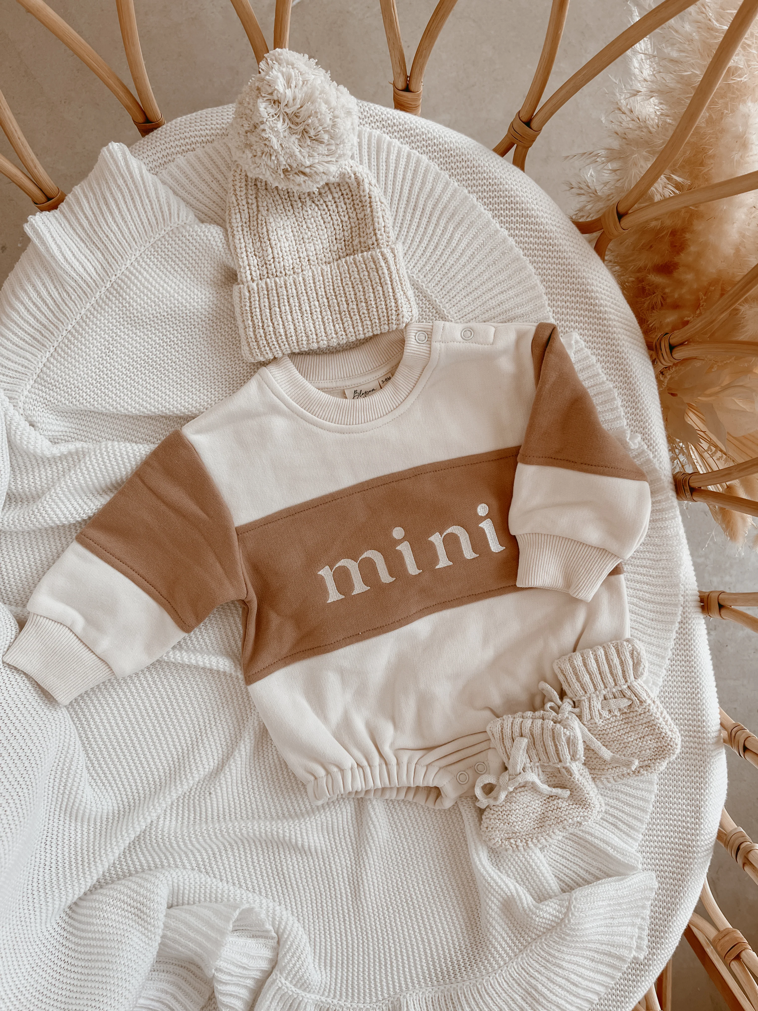 'Mini' Long Sleeve Bubble Romper - Image 4