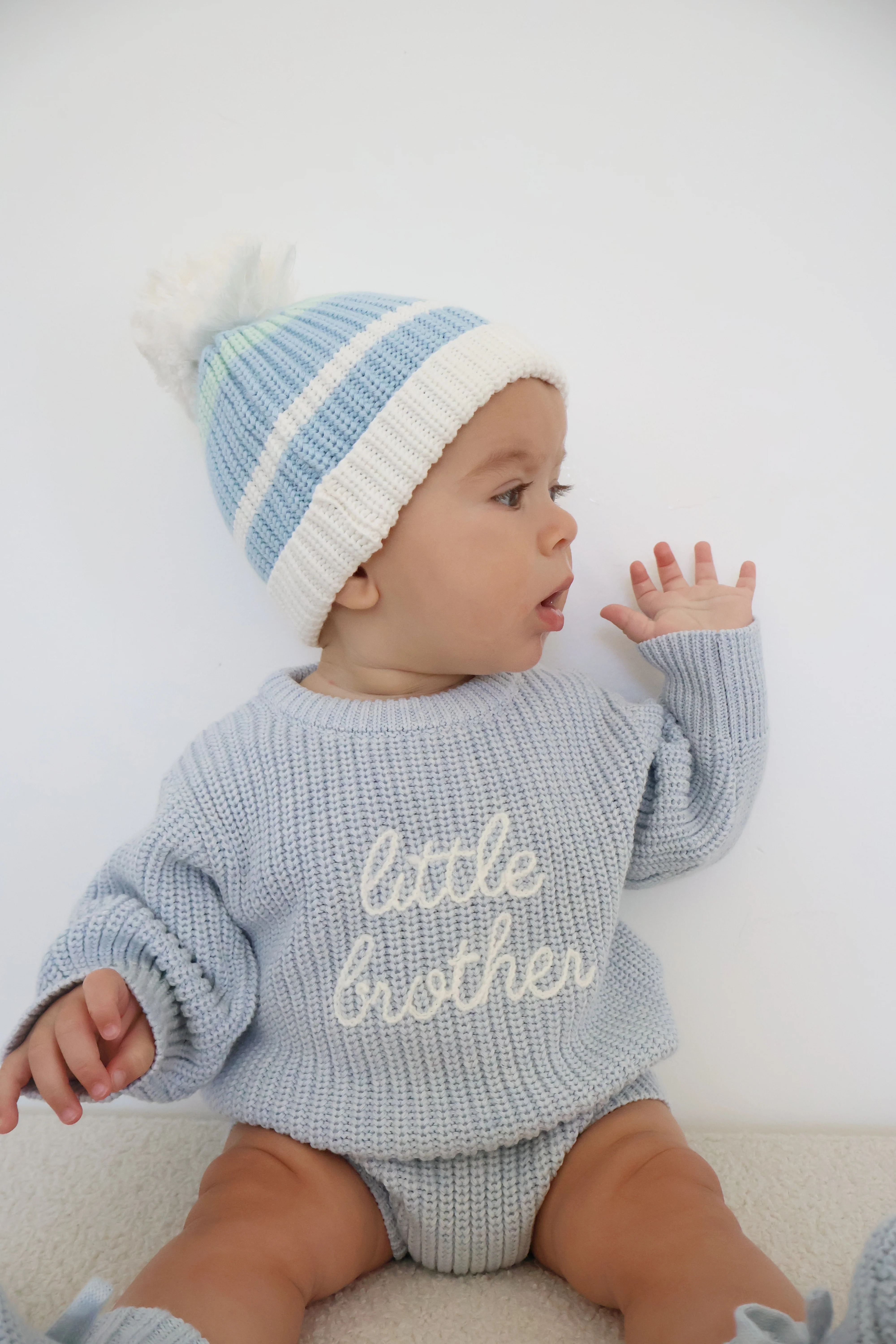 Mini Knit Beanie - Mint Sherbet - Image 5