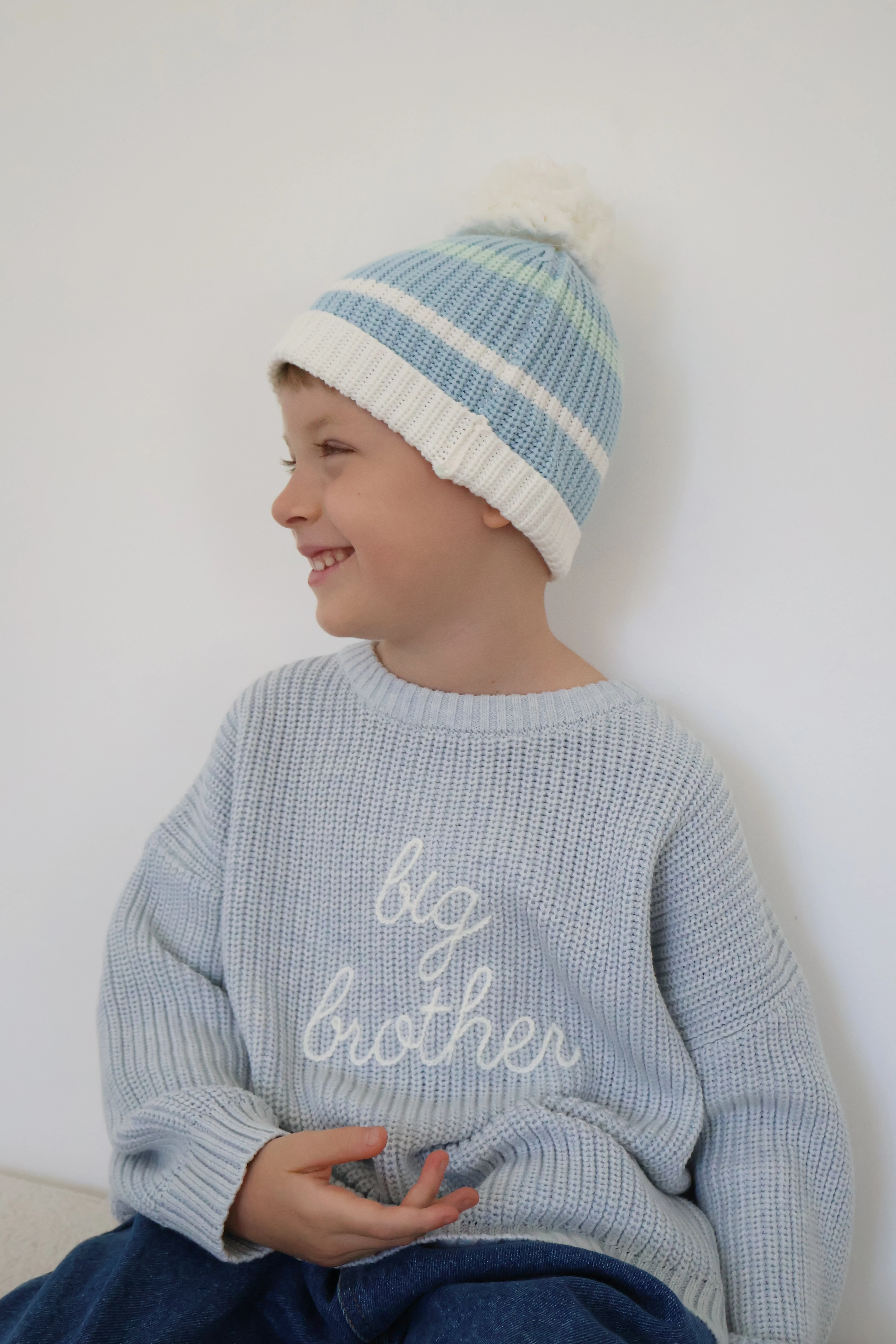 Mini Knit Beanie - Mint Sherbet - Image 8