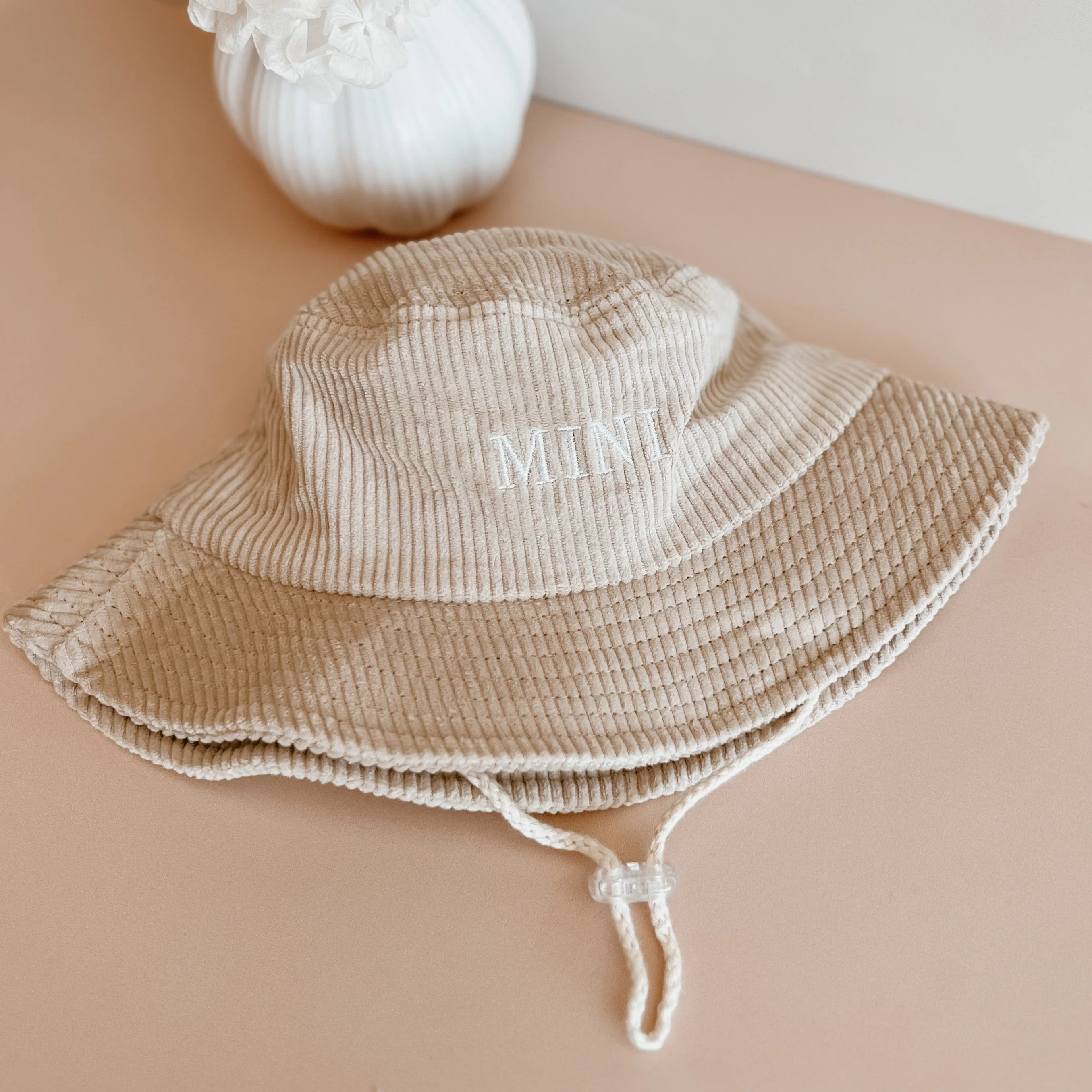 'Mini' Corduroy Bucket Hat - Child Size 2-4Y - Image 3