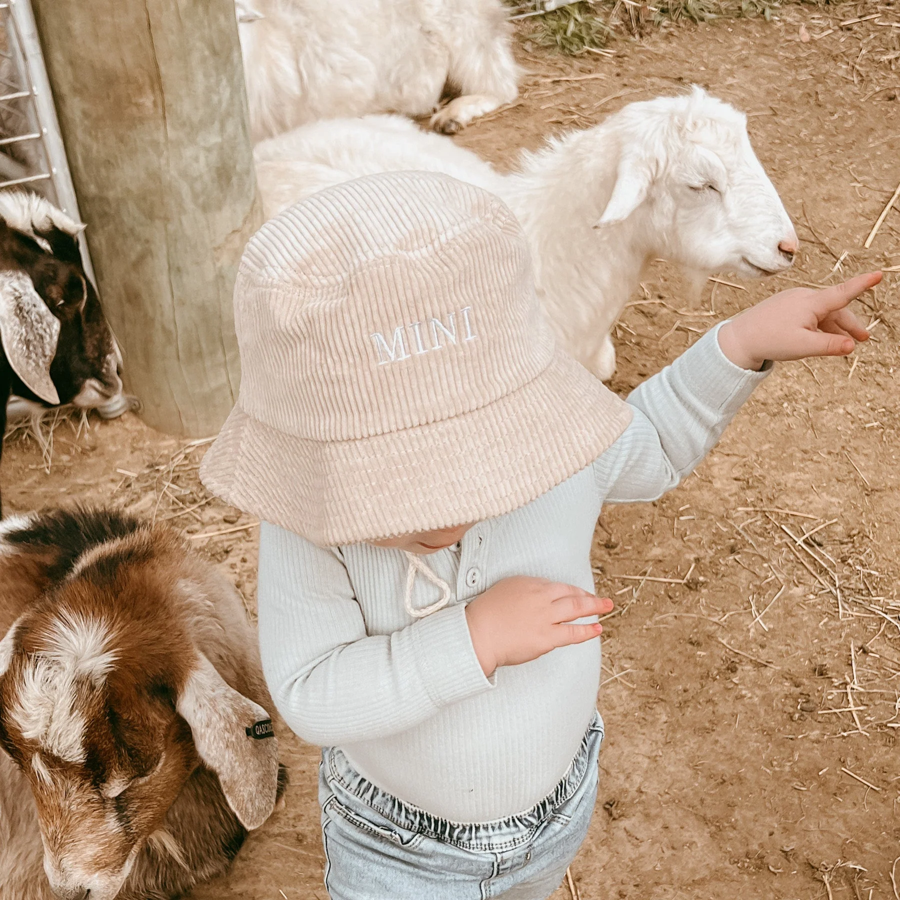 'Mini' Corduroy Bucket Hat - Child Size 2-4Y - Image 6